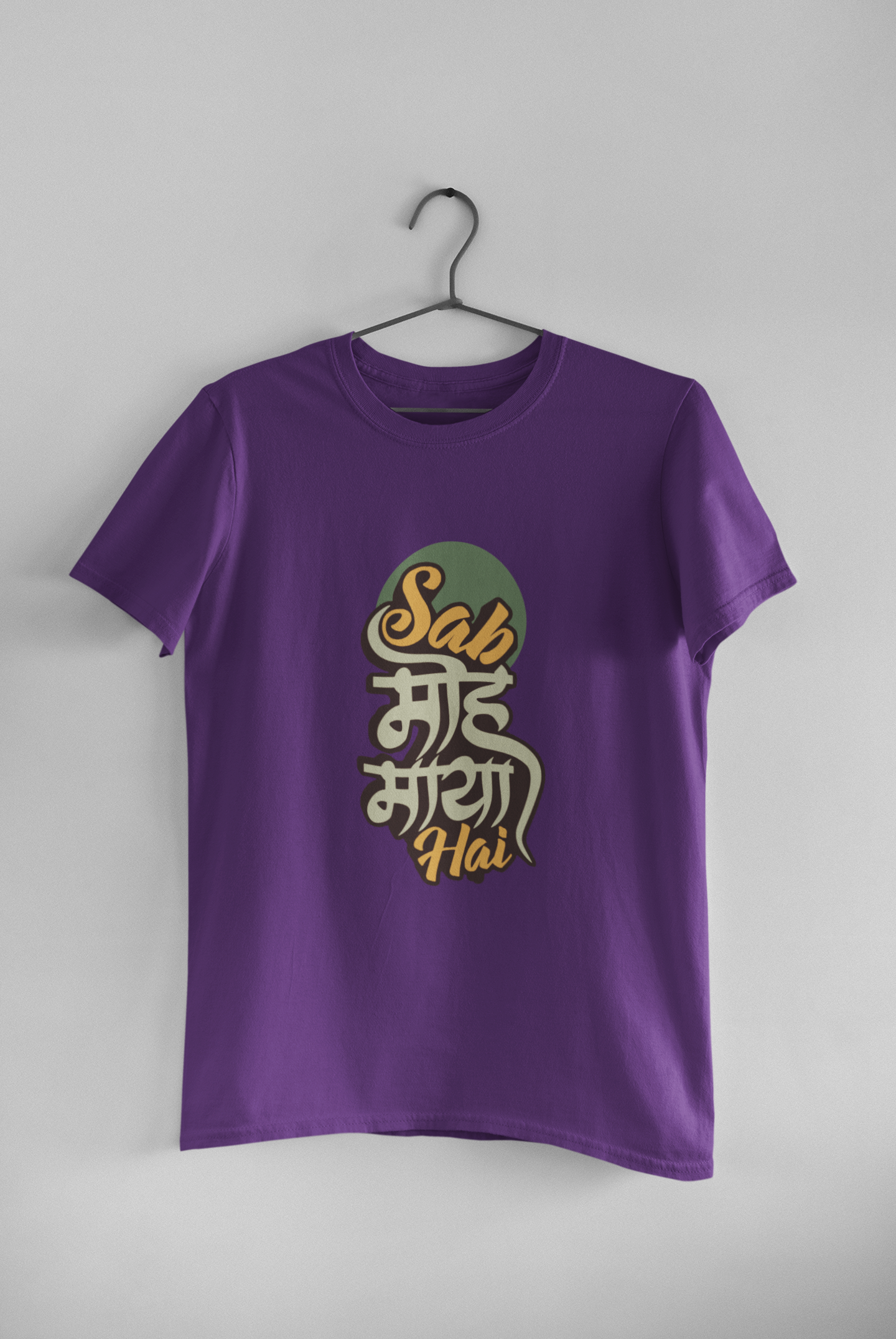 Sab Moh Maaya Desi Women Half Sleeves T-shirt- FunkyTeesClub