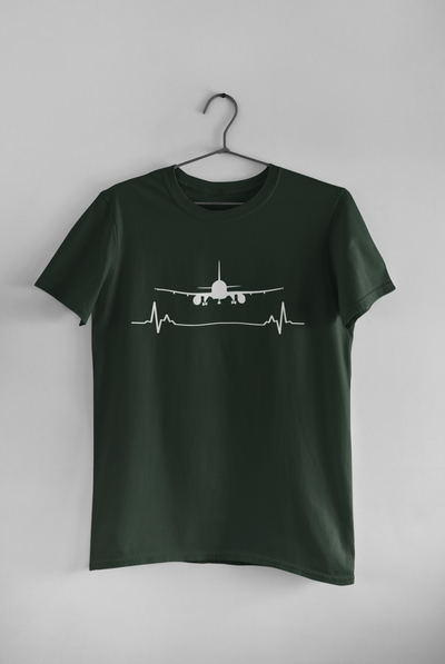 Runway Airstrip Pilot Mens Half Sleeves T-shirt- FunkyTeesClub