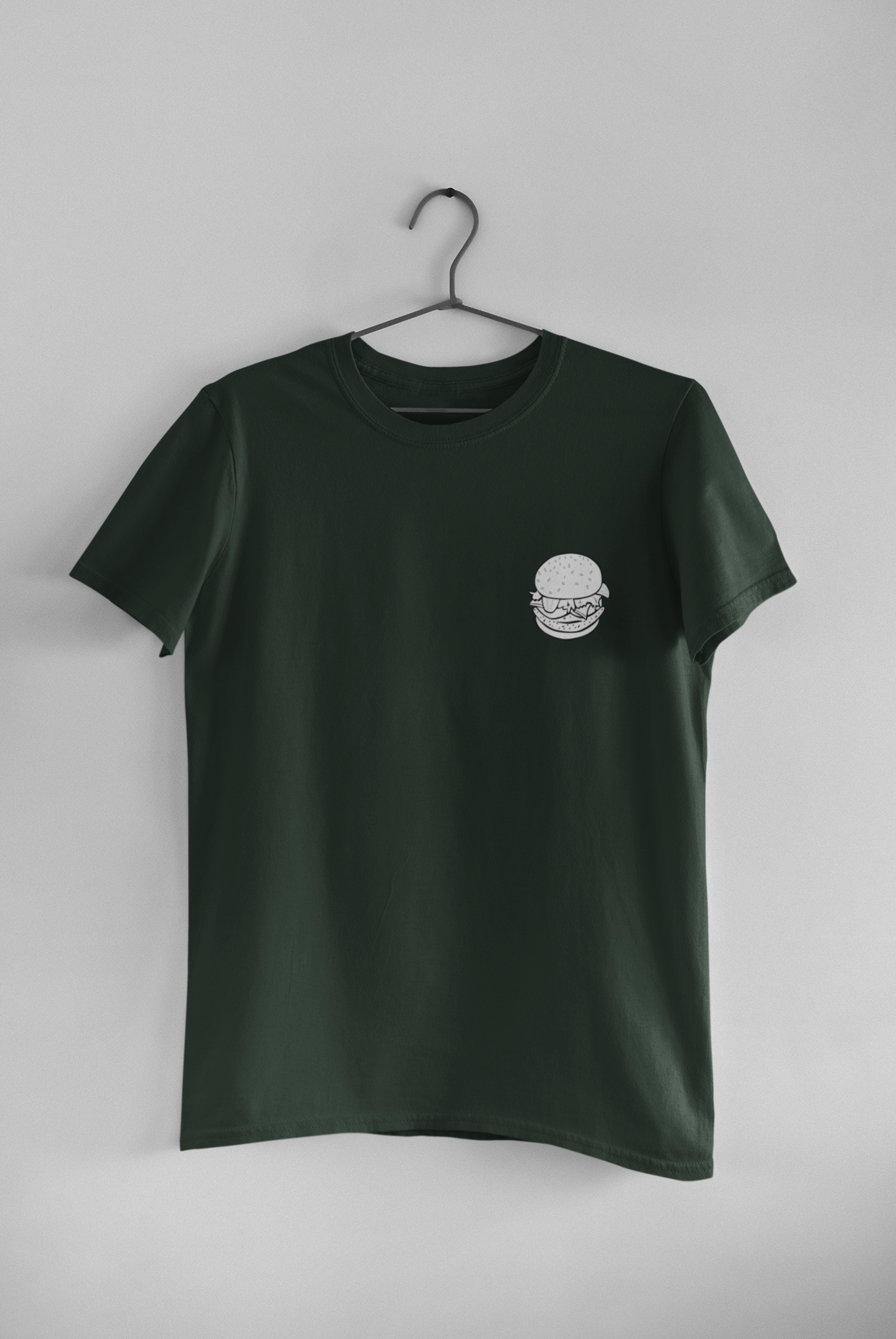 Burger Quotes Mens Half Sleeves T-shirt- FunkyTeesClub
