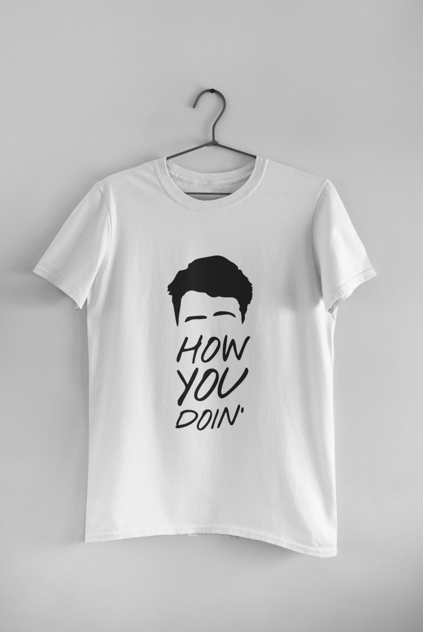 How You Doin Web Series Mens Half Sleeves T-shirt- FunkyTeesClub