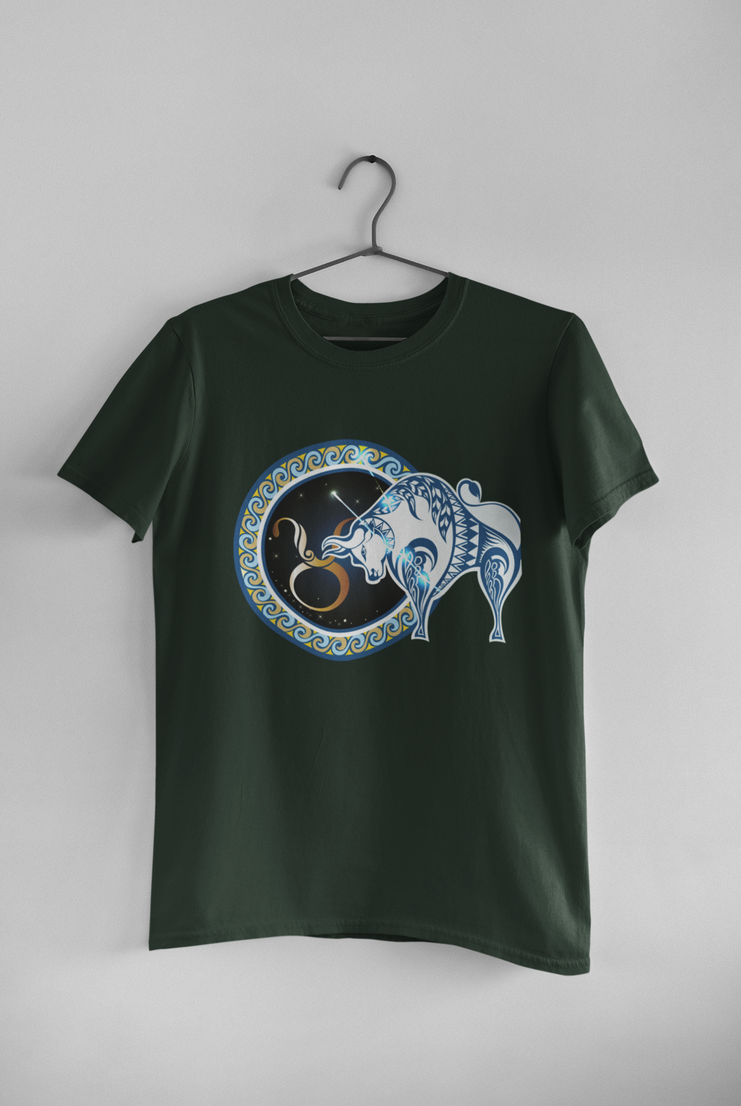Taurus Zodiac Sign Women Half Sleeves T-shirt- FunkyTeesClub