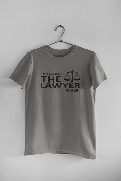 Have No Fear The Lawyer Is Here Women Half Sleeves T-shirt- FunkyTeesClub