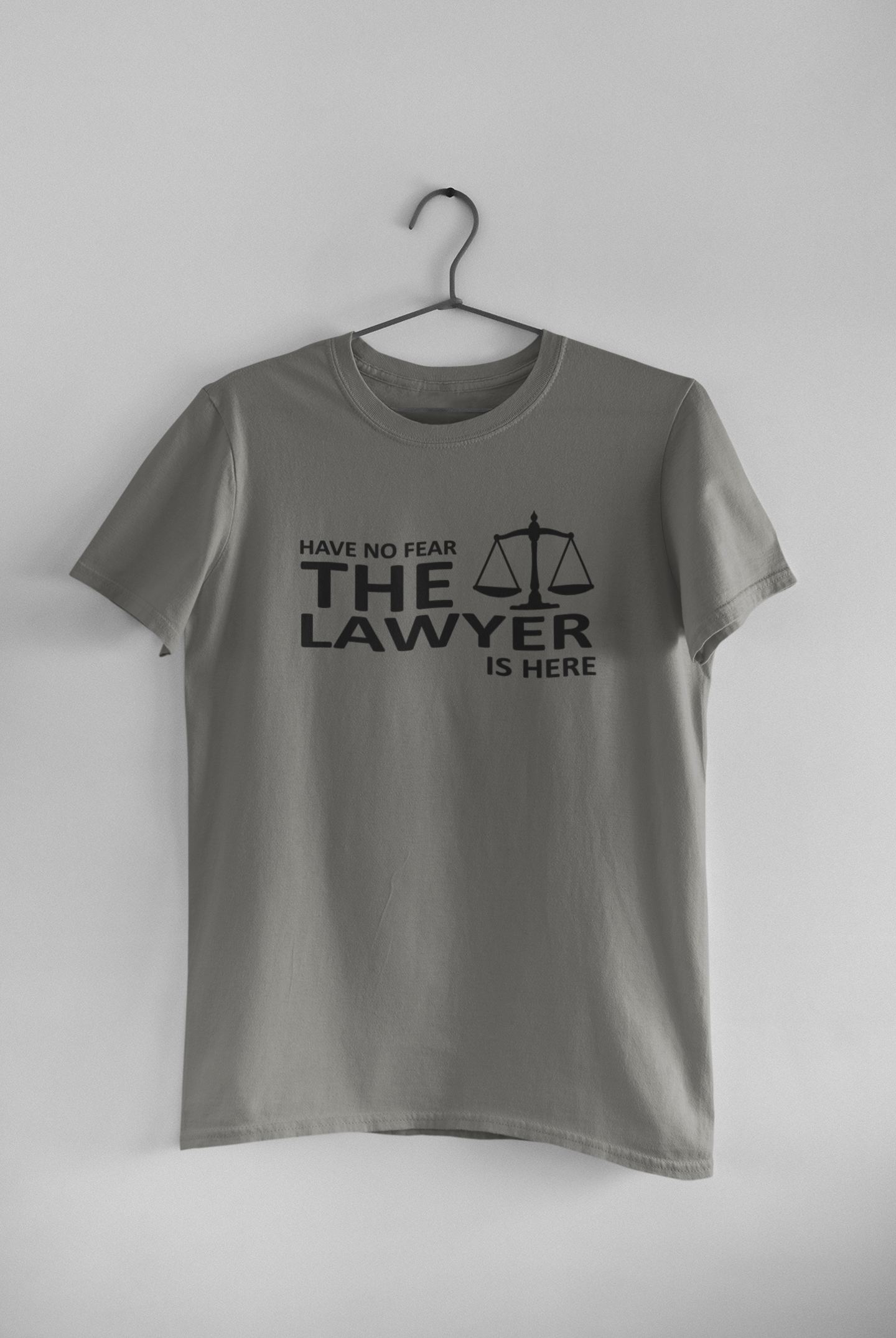Have No Fear The Lawyer Is Here Mens Half Sleeves T-shirt- FunkyTeesClub