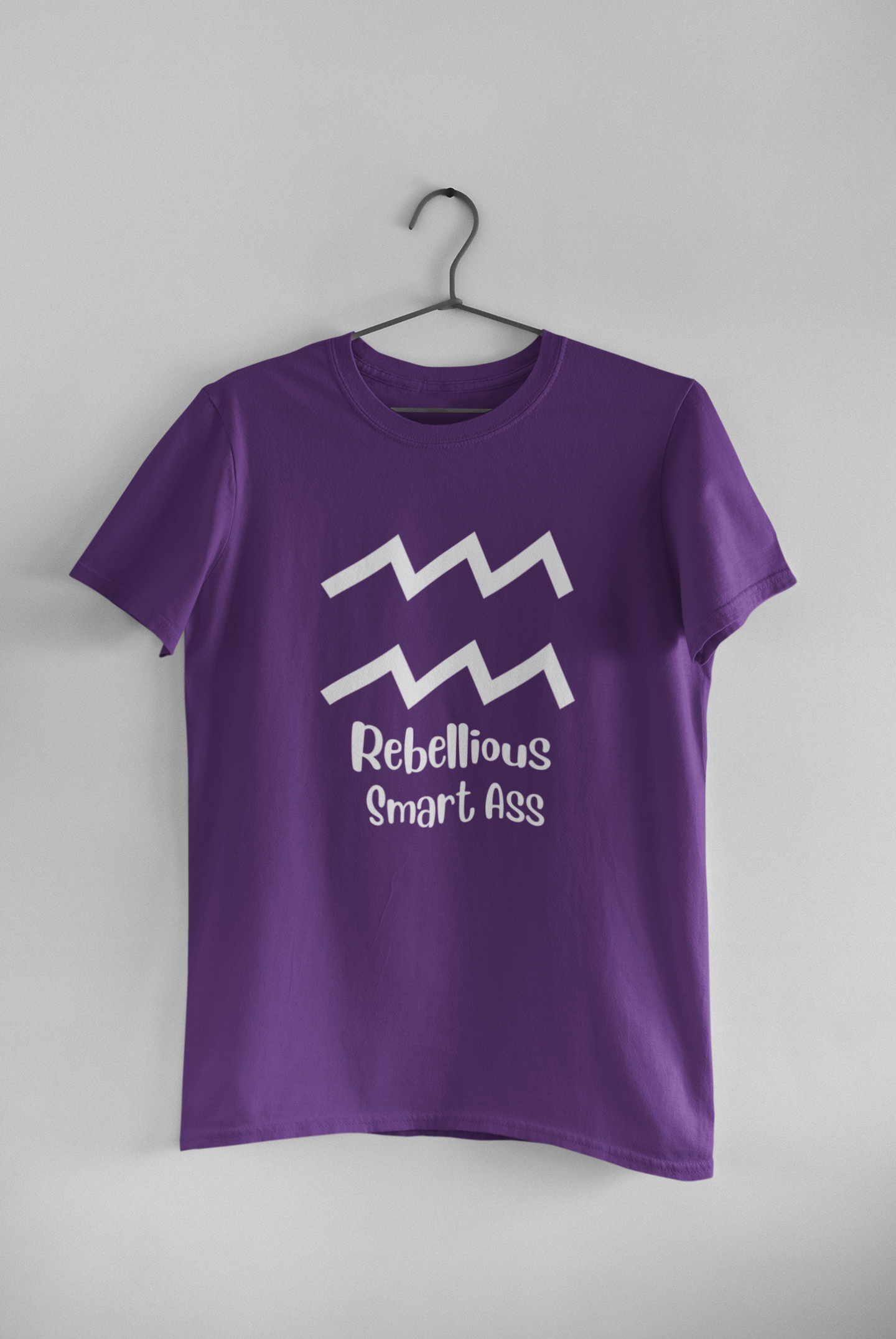 Aquarius Zodiac Sign Women Half Sleeves T-shirt- FunkyTeesClub