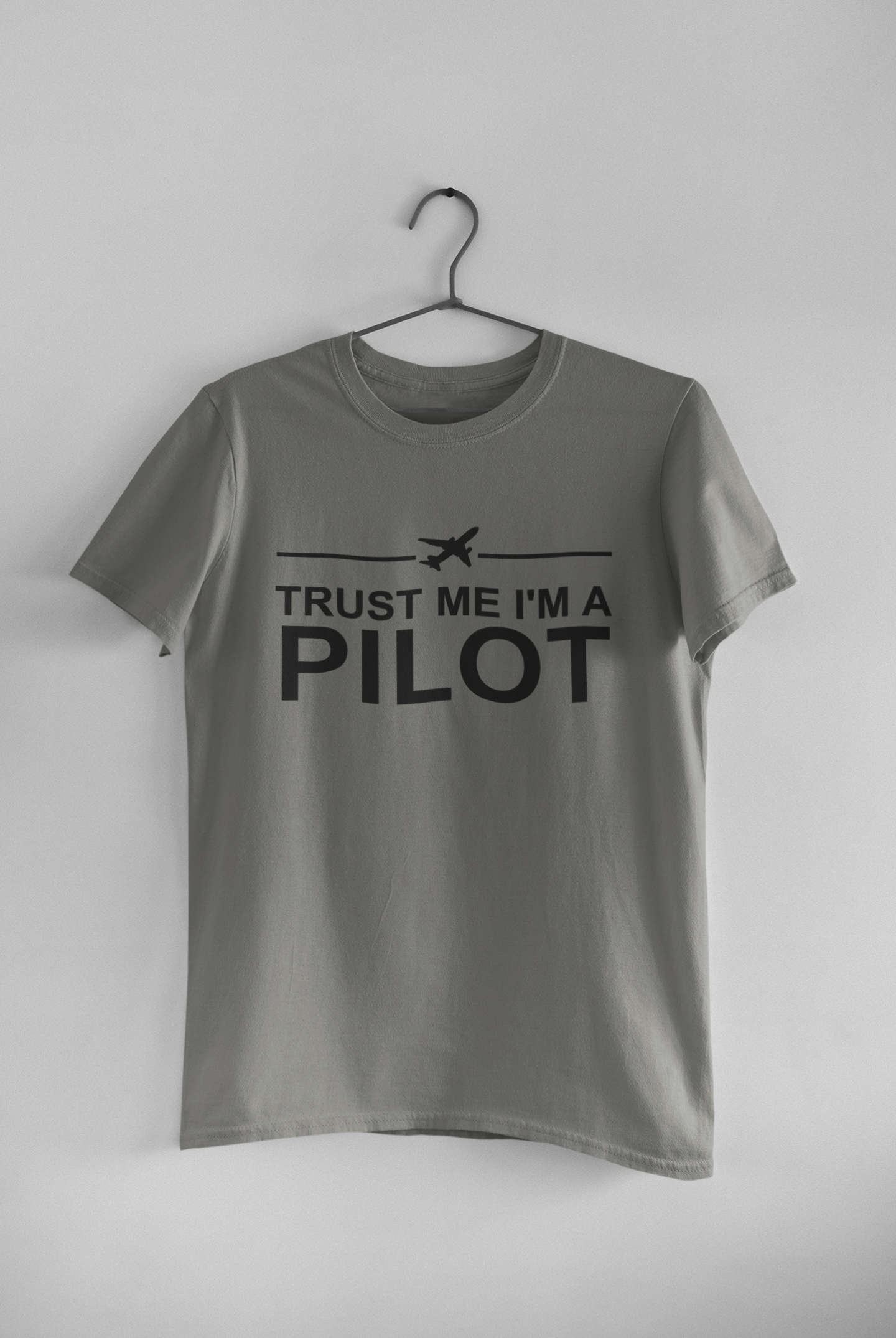 Trust Me I Am A Pilot Mens Half Sleeves T-shirt- FunkyTeesClub