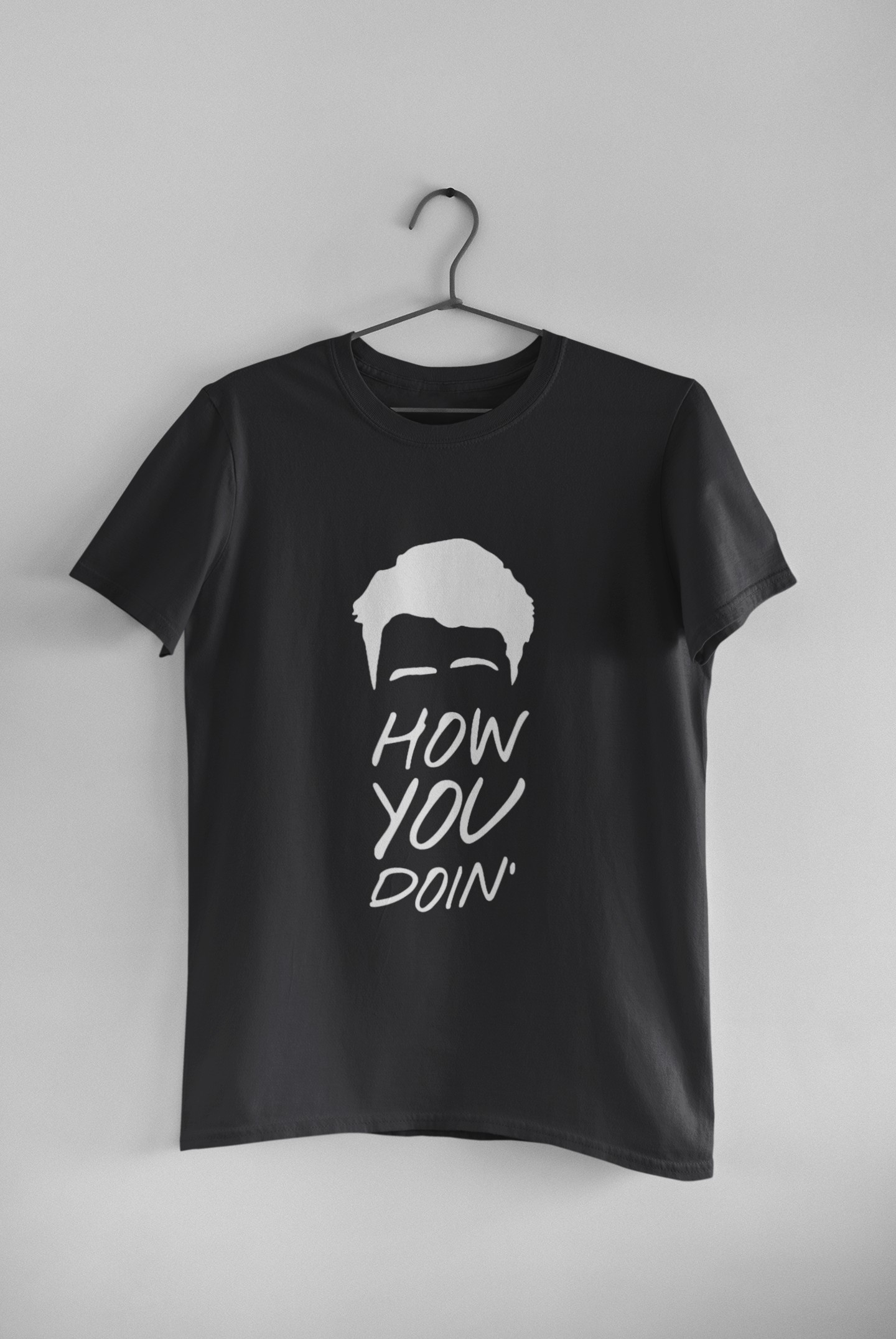 How You Doin Web Series Mens Half Sleeves T-shirt- FunkyTeesClub