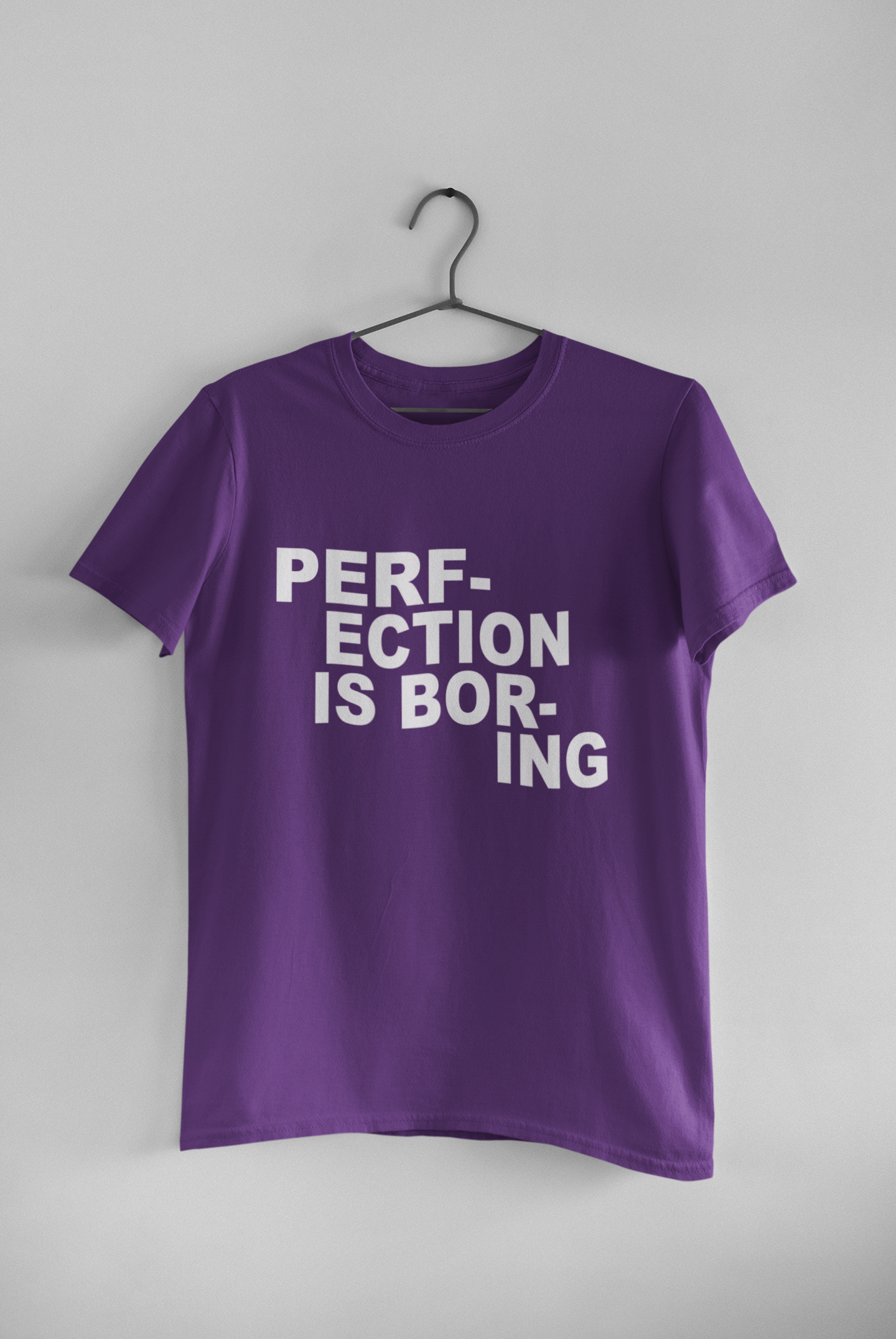 Perfection Is Boring Alia Bhatt Celebrity T-shirt- FunkyTeesClub