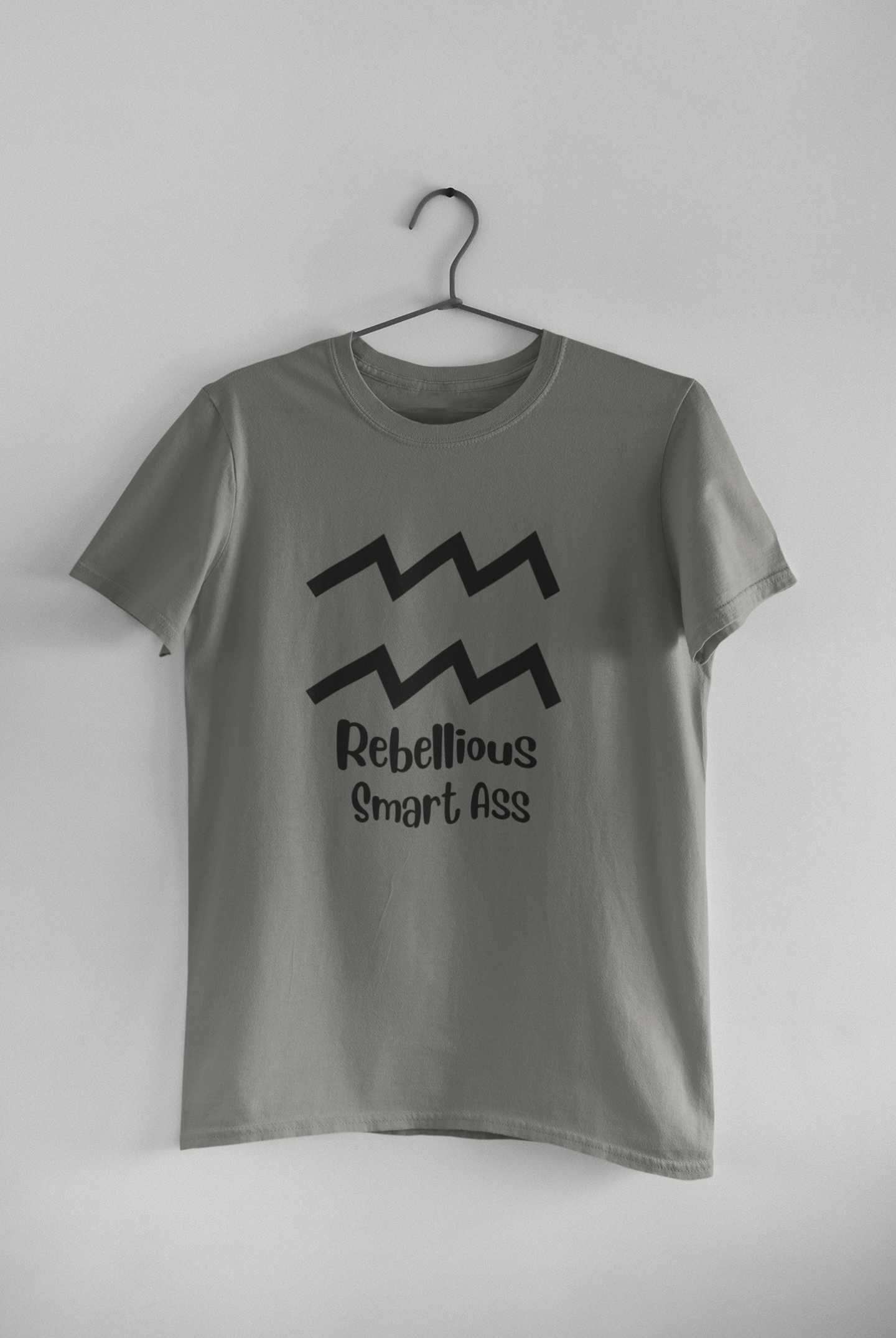 Aquarius Zodiac Sign Women Half Sleeves T-shirt- FunkyTeesClub