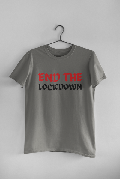 Anti Lockdown Anti Government Women Half Sleeves T-shirt- FunkyTeesClub