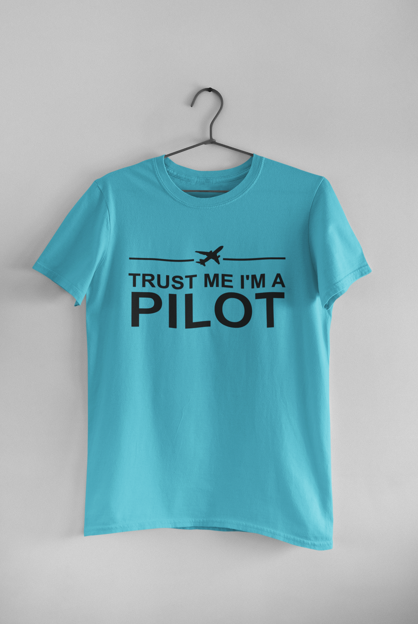 Trust Me I Am A Pilot Mens Half Sleeves T-shirt- FunkyTeesClub