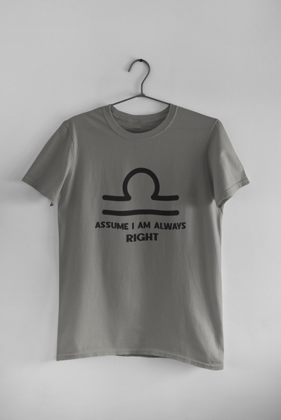Libra Zodiac Sign Women Half Sleeves T-shirt- FunkyTeesClub