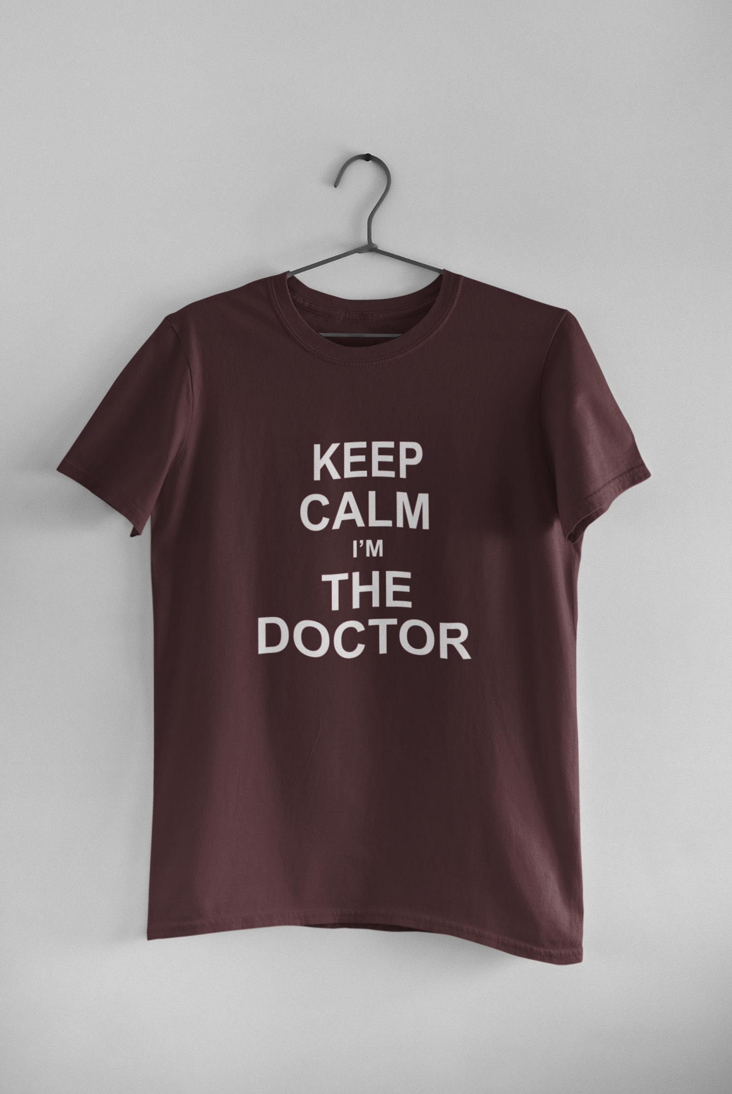 Keep Calm I Am A Doctor Women Half Sleeves T-shirt- FunkyTeesClub