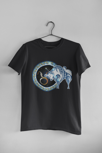 Taurus Zodiac Sign Women Half Sleeves T-shirt- FunkyTeesClub