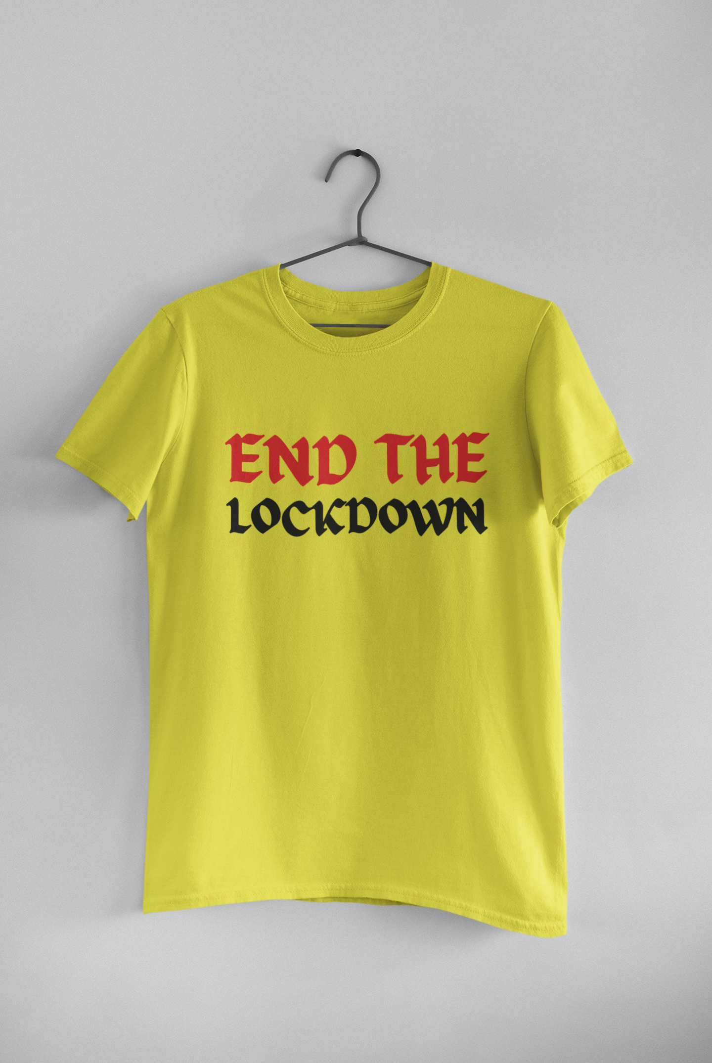 Anti Lockdown Anti Government Mens Half Sleeves T-shirt- FunkyTeesClub