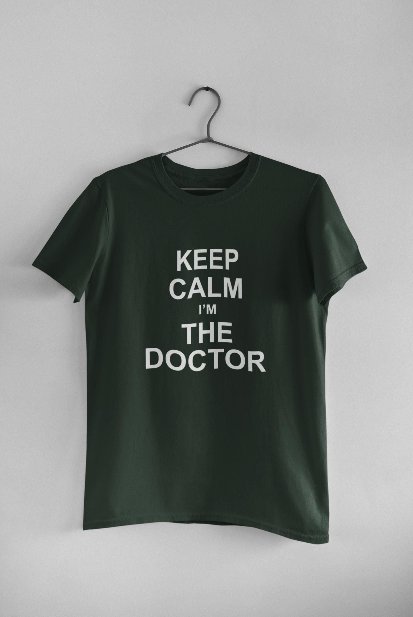Keep Calm I Am A Doctor Women Half Sleeves T-shirt- FunkyTeesClub