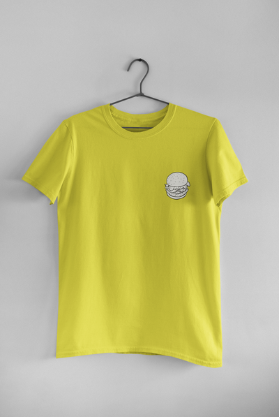 Burger Quotes Mens Half Sleeves T-shirt- FunkyTeesClub