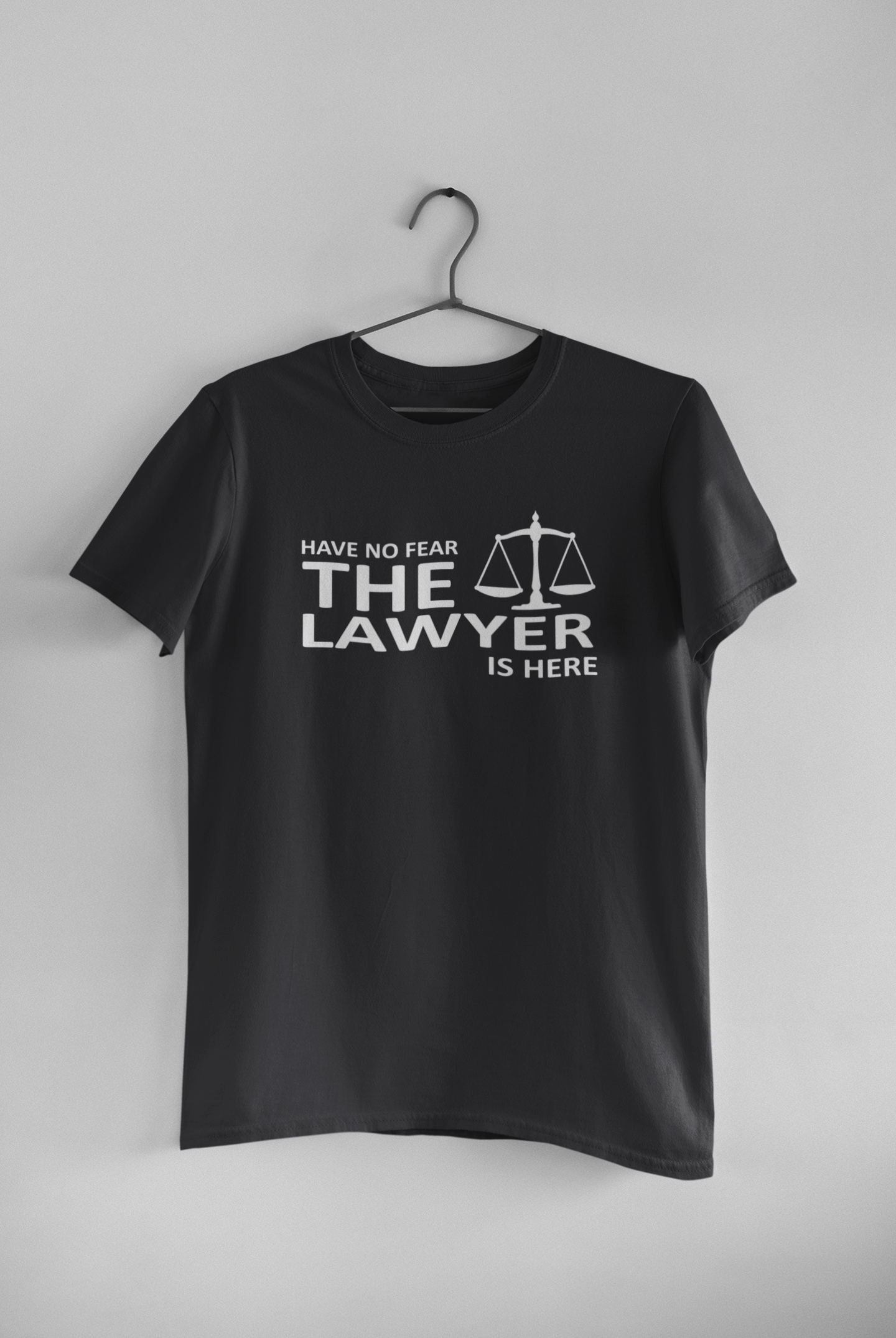 Have No Fear The Lawyer Is Here Women Half Sleeves T-shirt- FunkyTeesClub