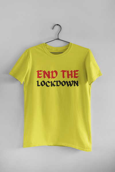 Anti Lockdown Anti Government Women Half Sleeves T-shirt- FunkyTeesClub