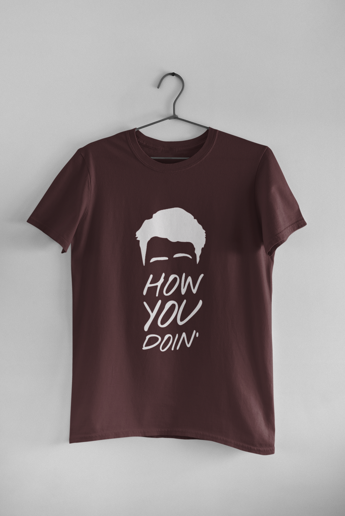 How You Doin Web Series Mens Half Sleeves T-shirt- FunkyTeesClub