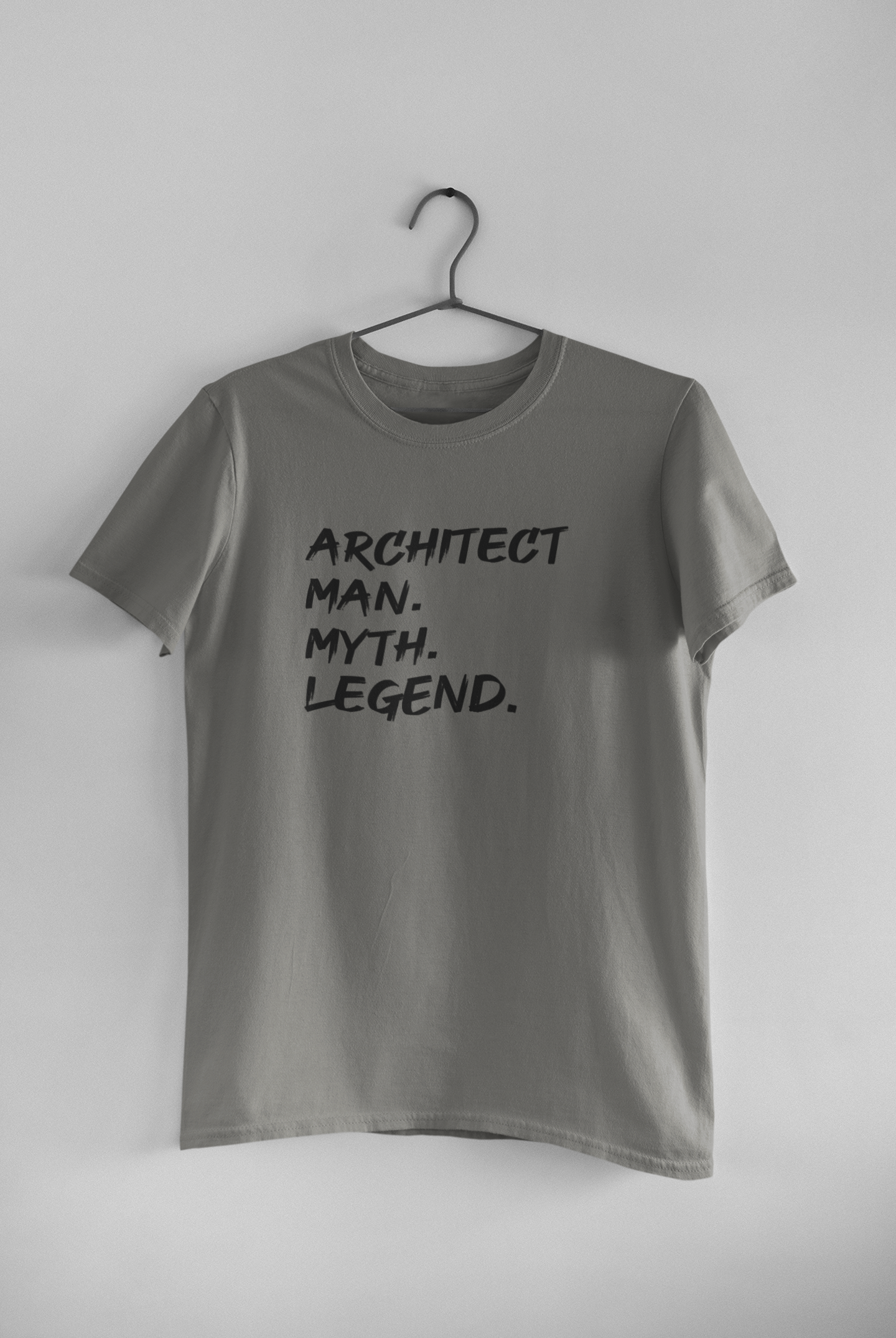 Architect Man Myth Legend Architect Profession Mens Half Sleeves T-shirt- FunkyTeesClub