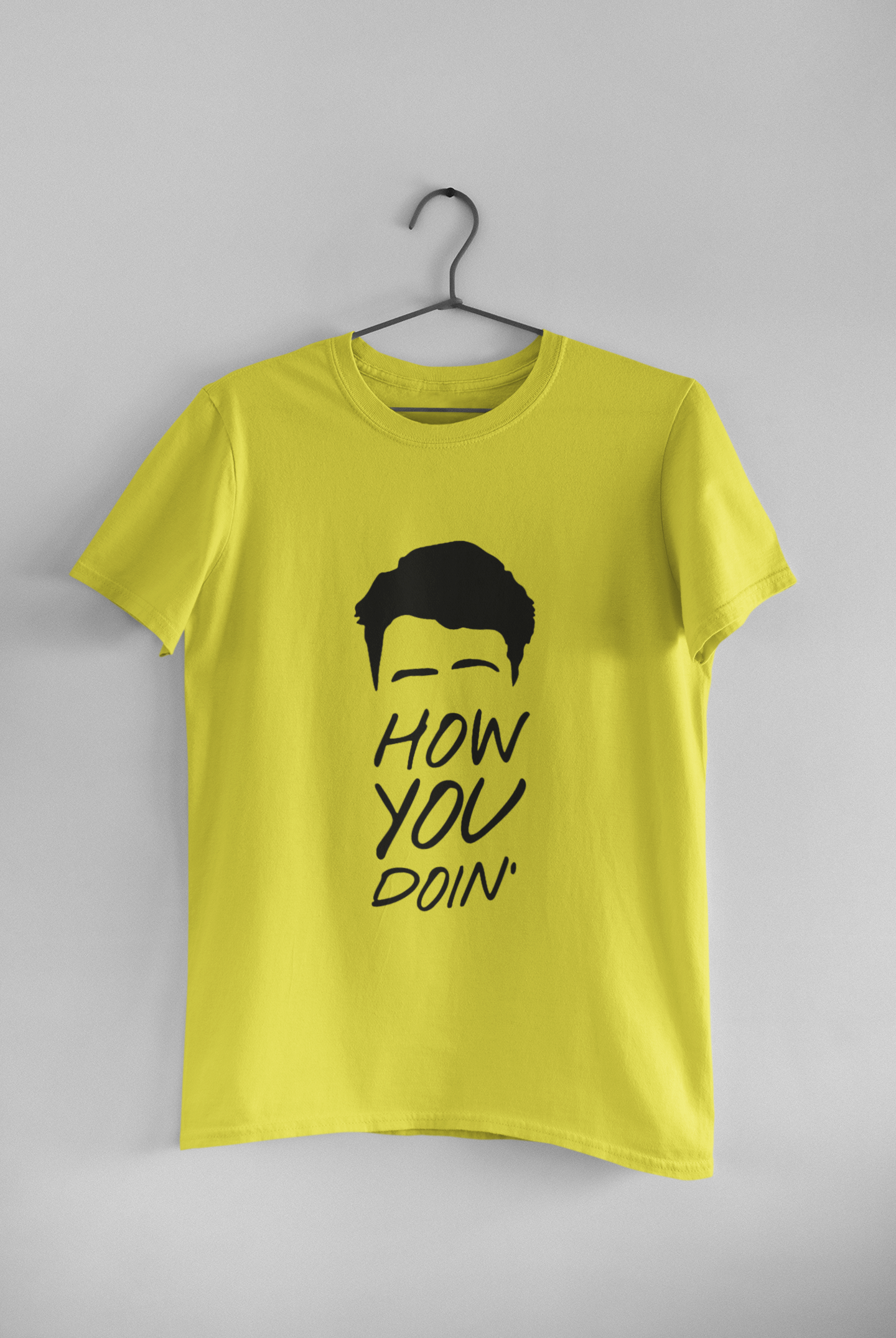 How You Doin Web Series Mens Half Sleeves T-shirt- FunkyTeesClub