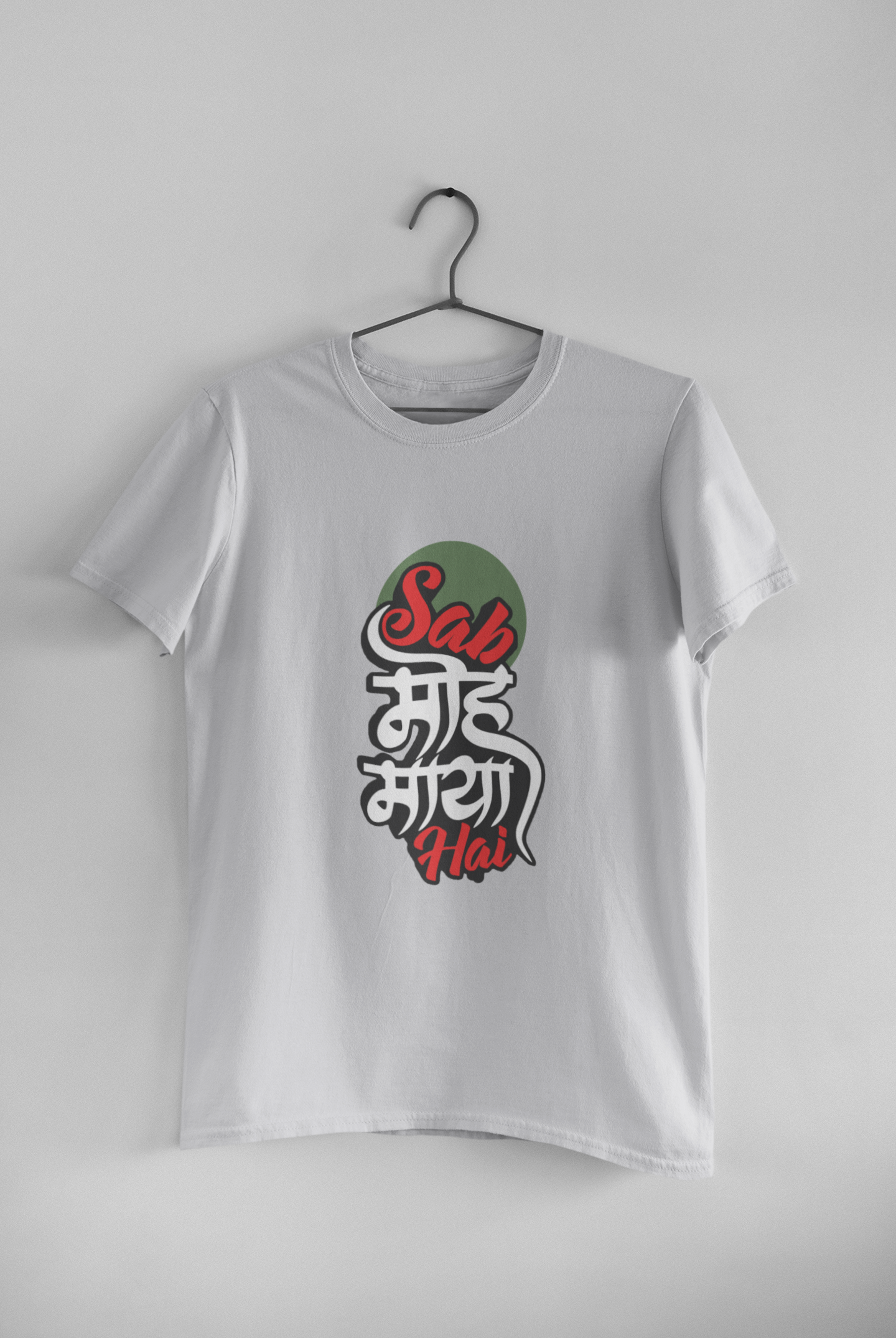 Sab Moh Maaya Desi Mens Half Sleeves T-shirt- FunkyTeesClub