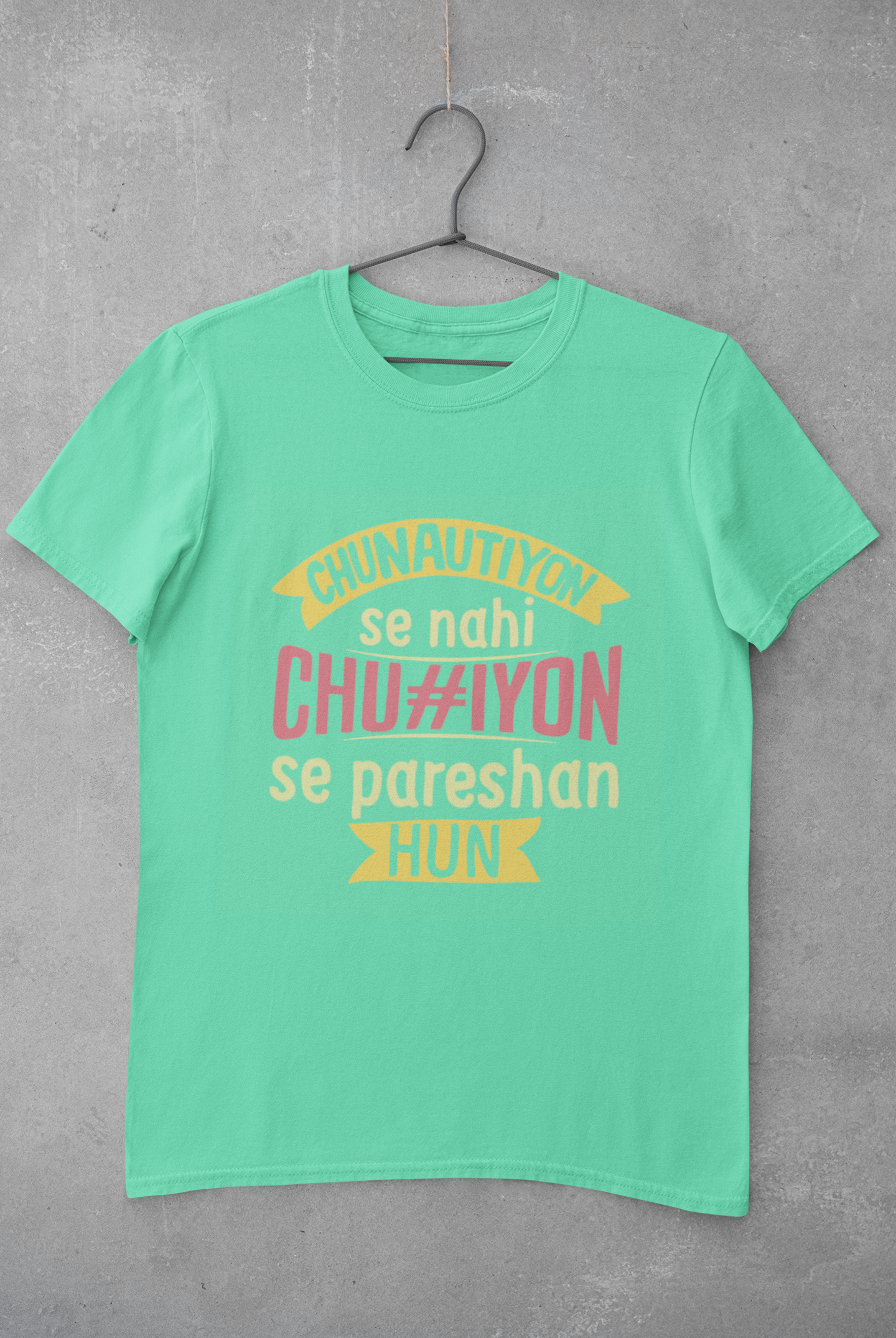 Chunautiyon Mens Half Sleeves T-shirt- FunkyTeesClub