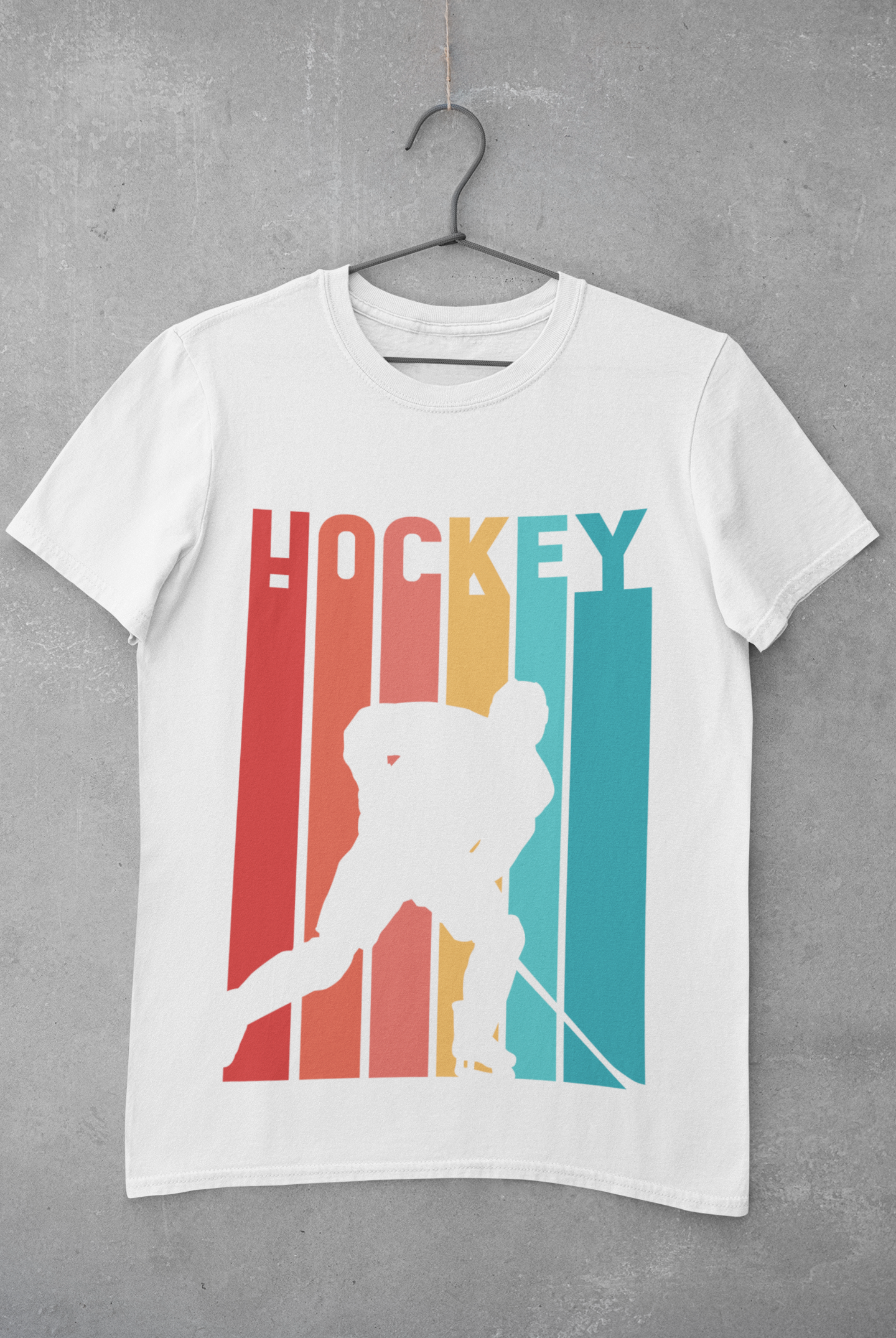 Hockey Mens Half Sleeves T-shirt- FunkyTeesClub