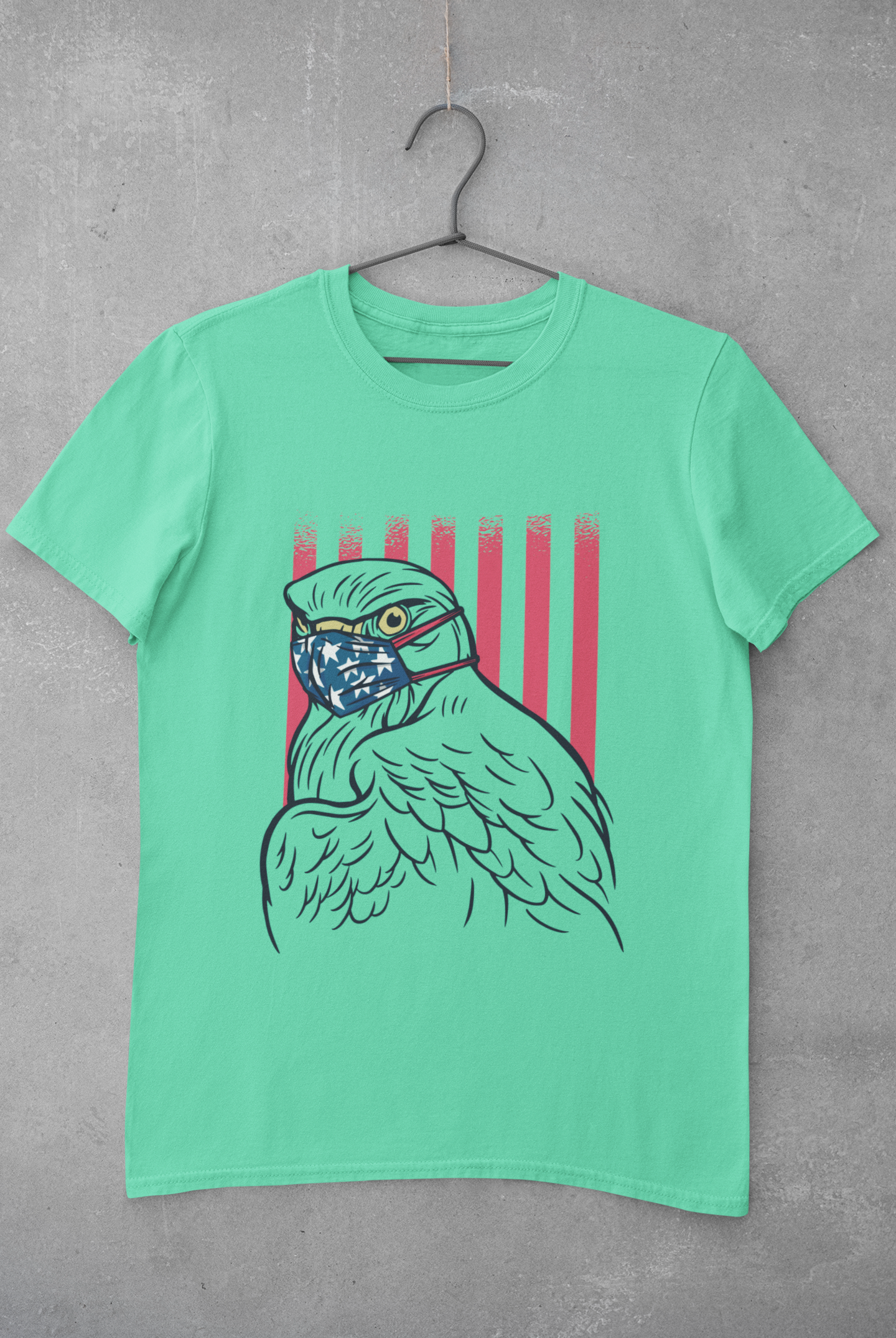 Eagle Women Half Sleeves T-shirt- FunkyTeesClub