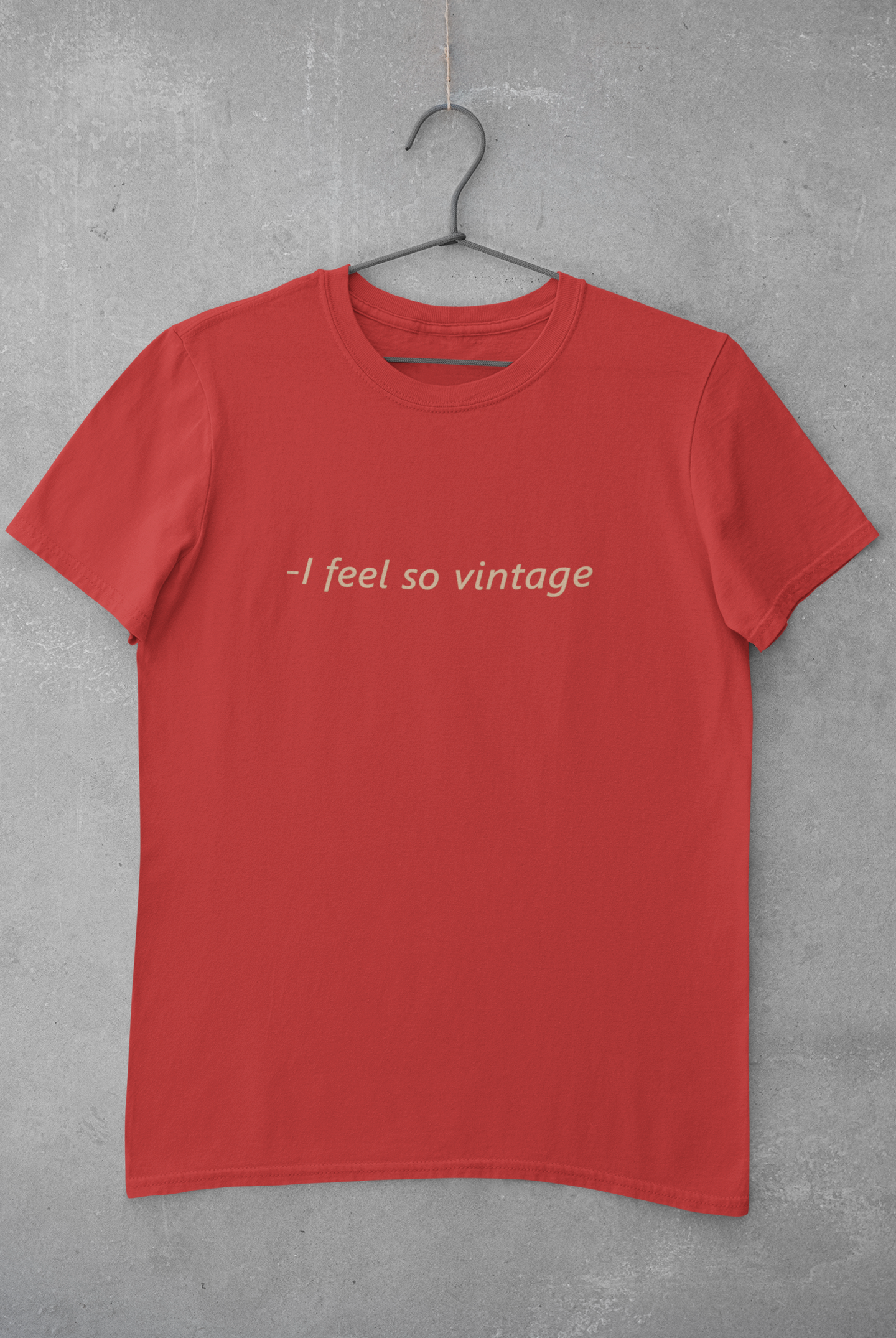 I feel Vintage Minimal Women Half Sleeves T-shirt- FunkyTeesClub