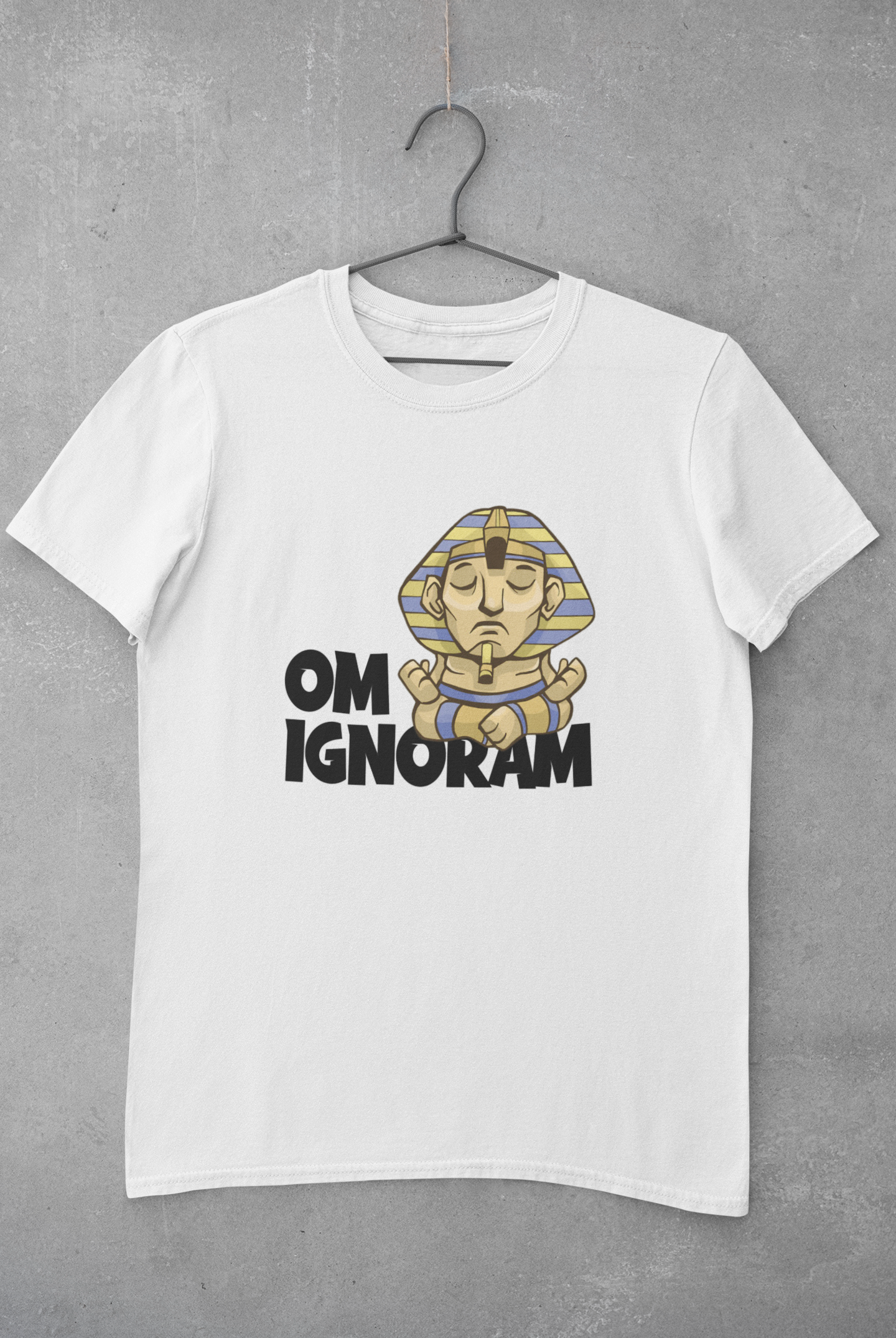 Om Ignoram Women Half Sleeves T-shirt- FunkyTeesClub