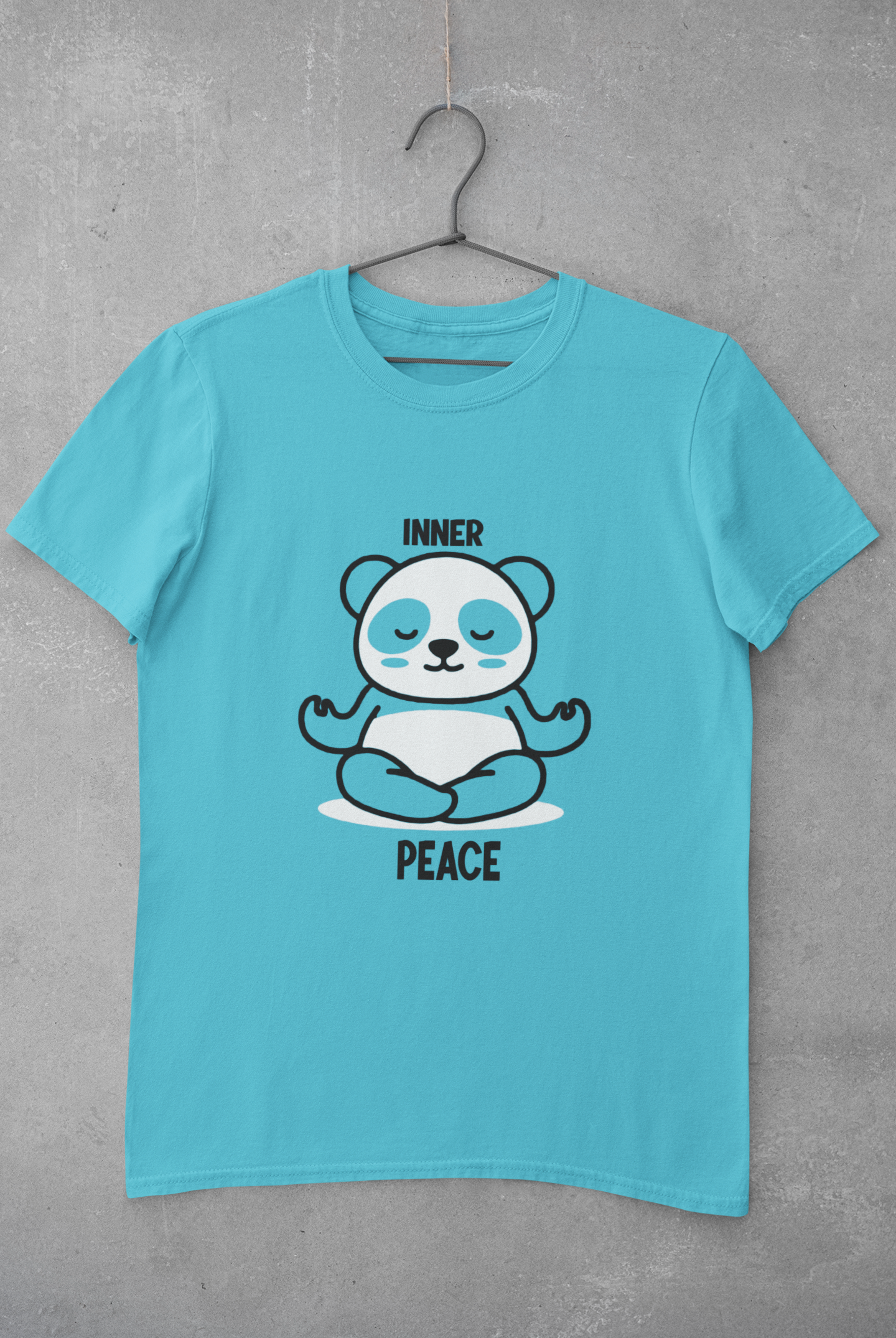 Inner Peace Mens Half Sleeves T-shirt- FunkyTeesClub