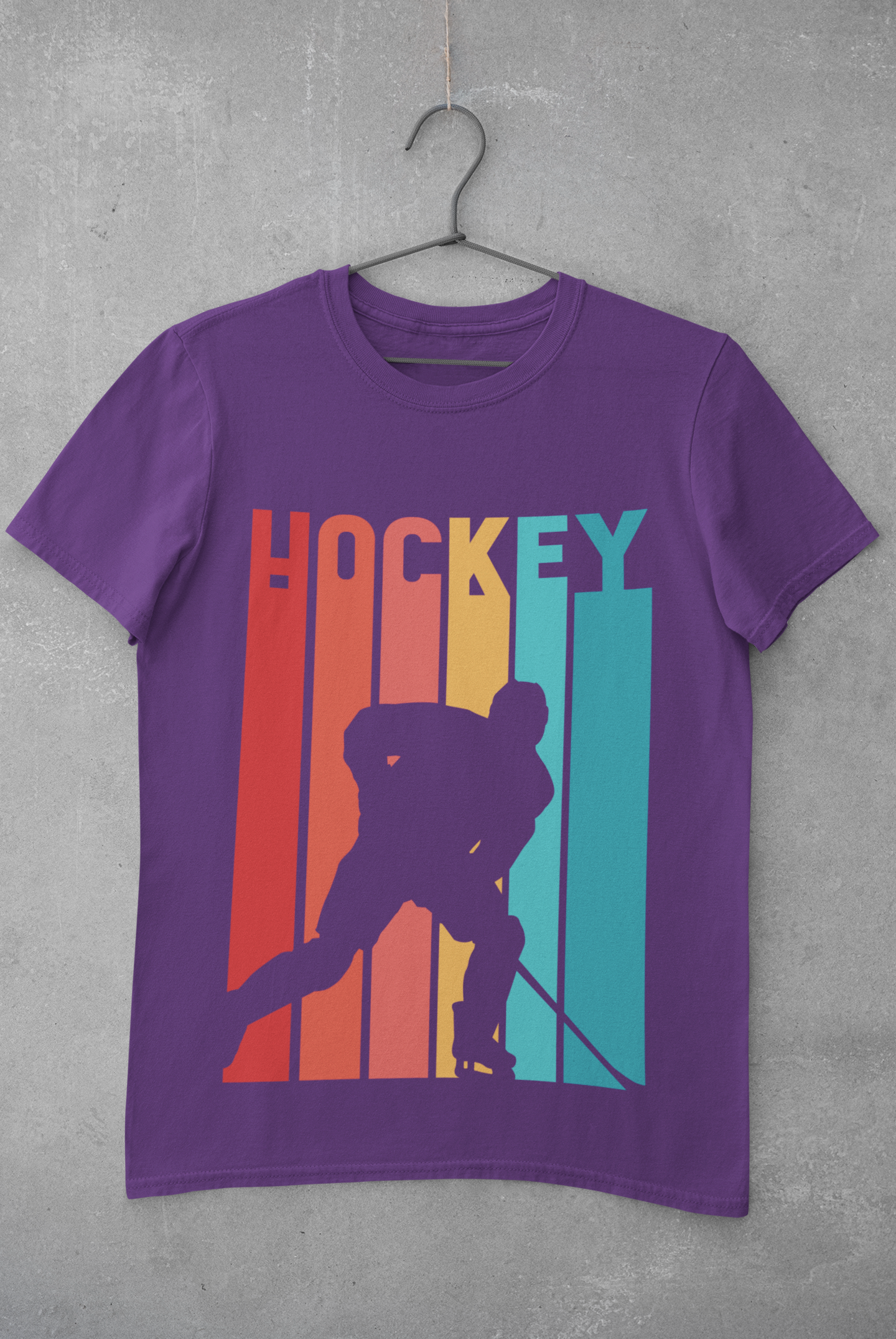 Hockey Mens Half Sleeves T-shirt- FunkyTeesClub