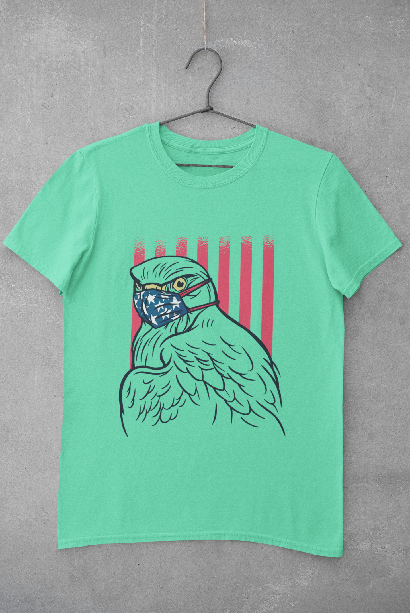 Eagle Mens Half Sleeves T-shirt- FunkyTeesClub