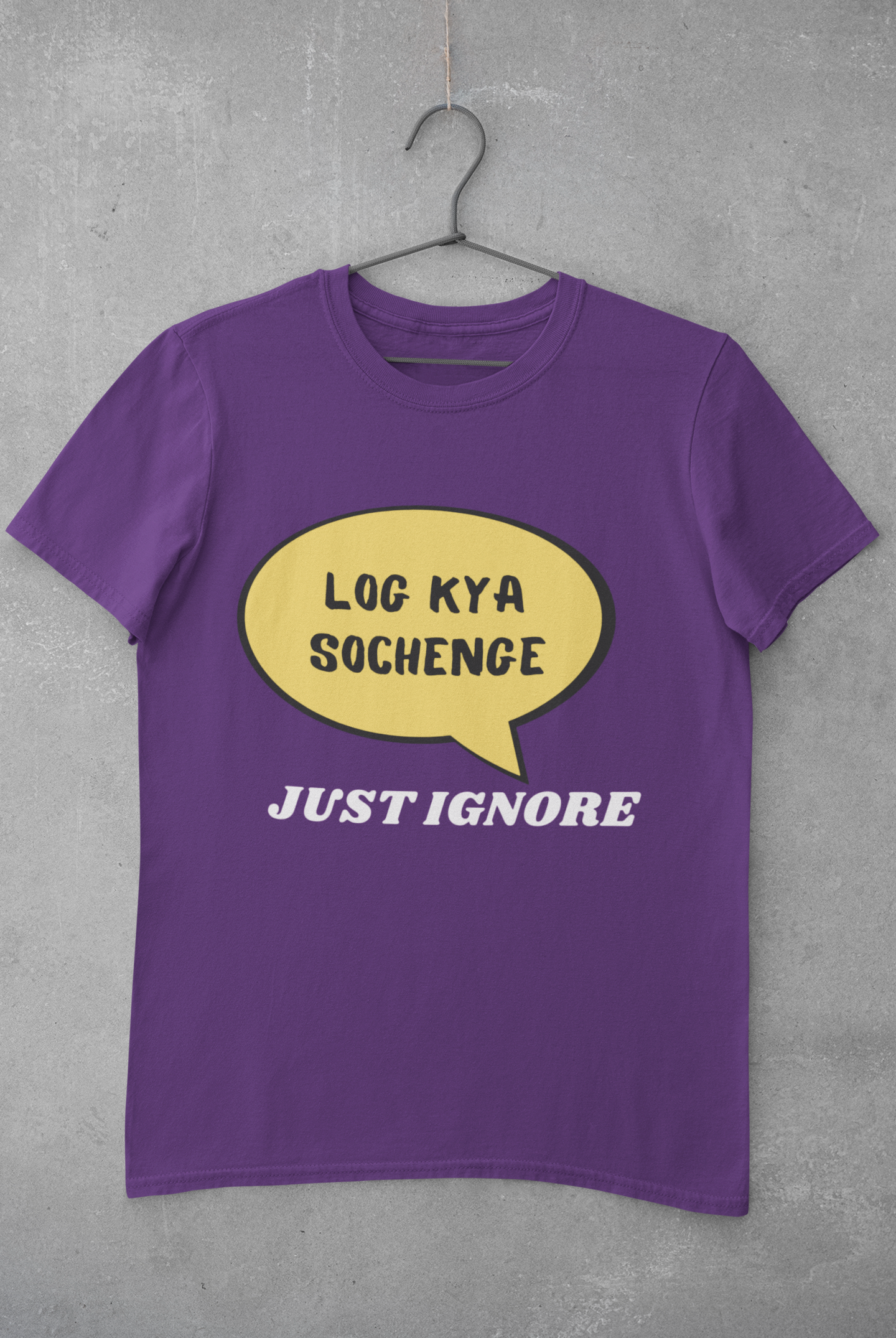 Log Kya Sochenge Mens Half Sleeves T-shirt- FunkyTeesClub