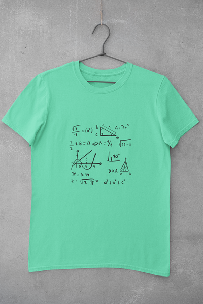 Math Formula Women Half Sleeves T-shirt- FunkyTeesClub