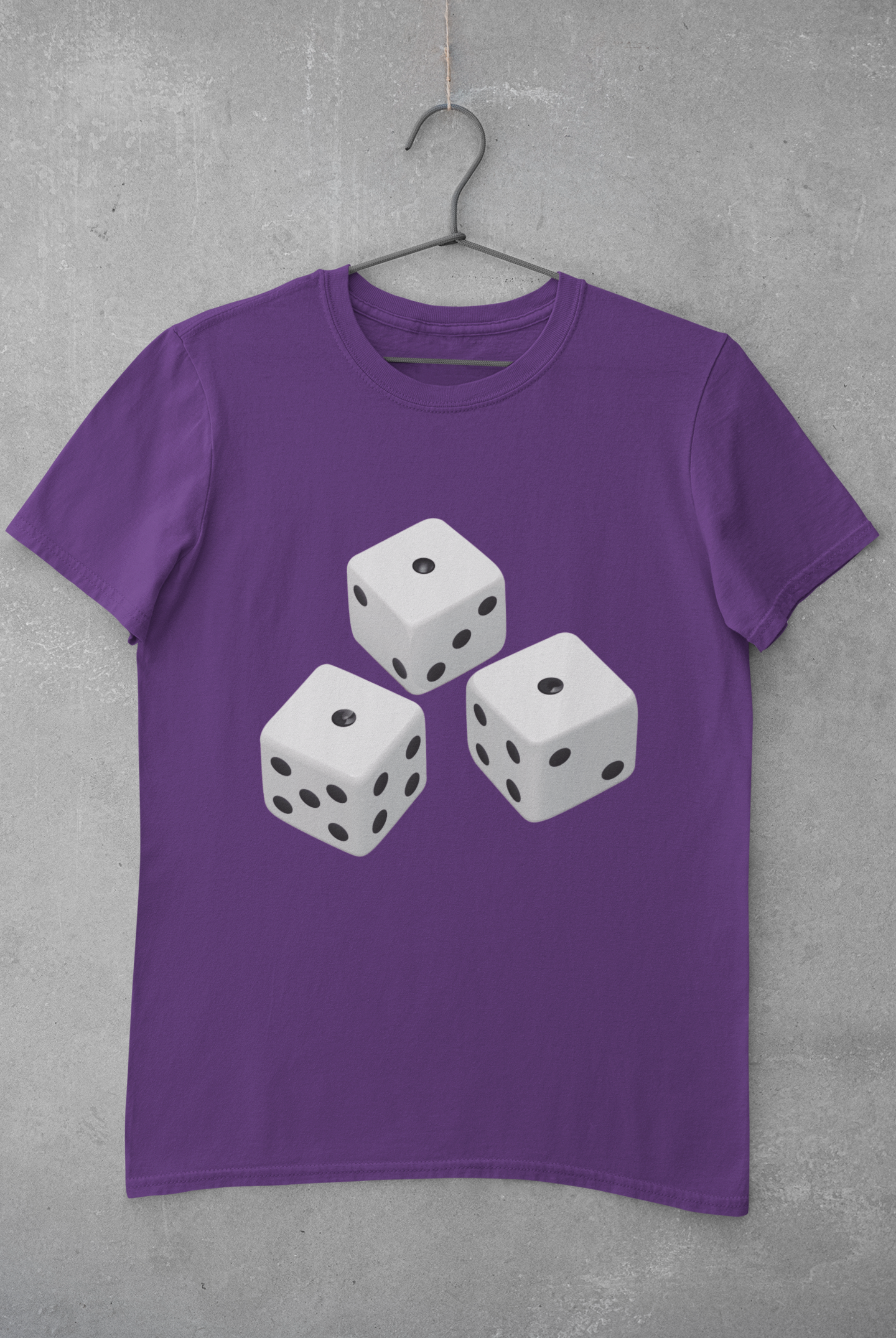 Dice Mens Half Sleeves T-shirt- FunkyTeesClub