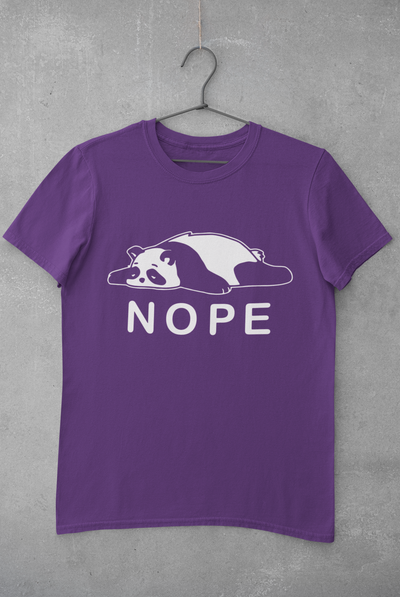 Nope Women Half Sleeves T-shirt- FunkyTeesClub