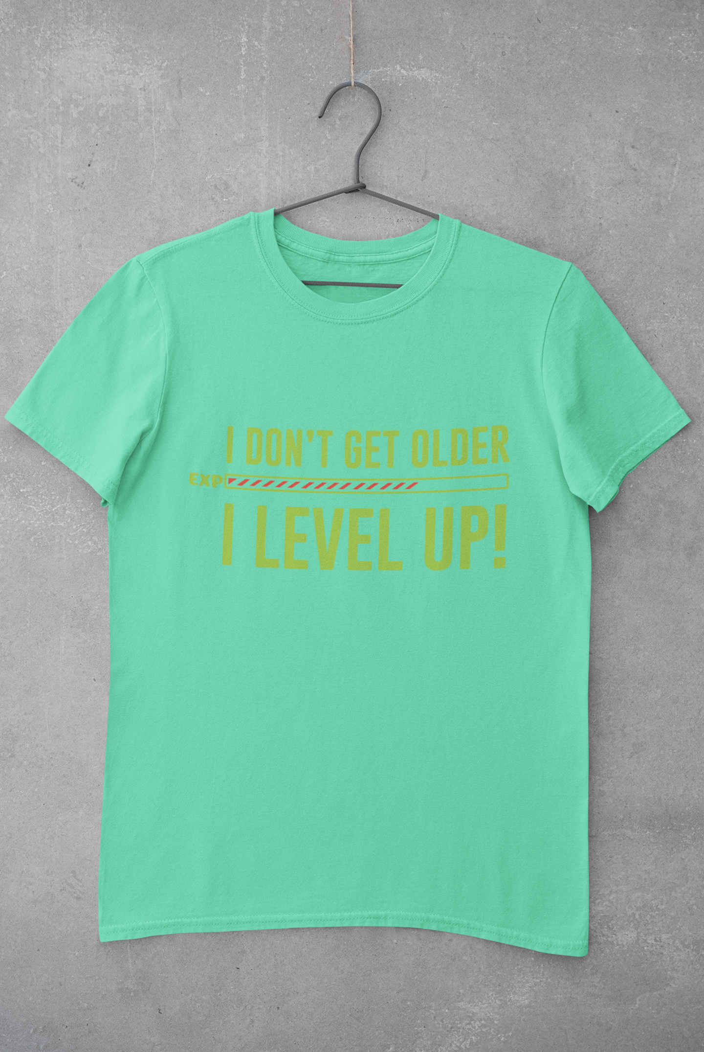 I Level Up Mens Half Sleeves T-shirt- FunkyTeesClub