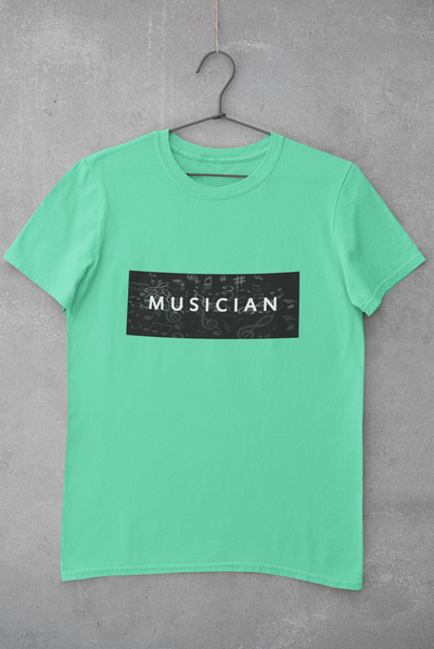 Musician Women Half Sleeves T-shirt- FunkyTeesClub
