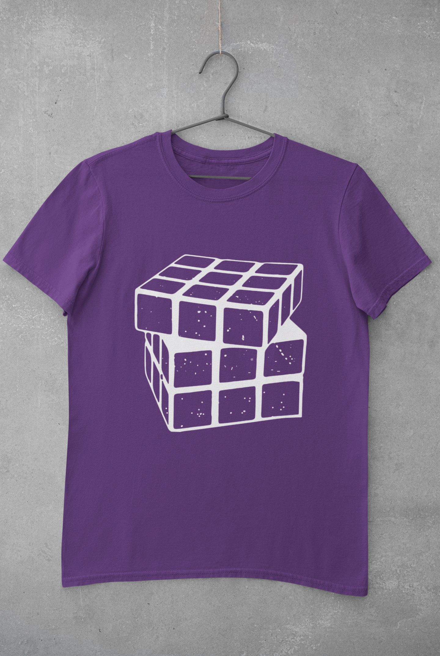 Rubic Women Half Sleeves T-shirt- FunkyTeesClub