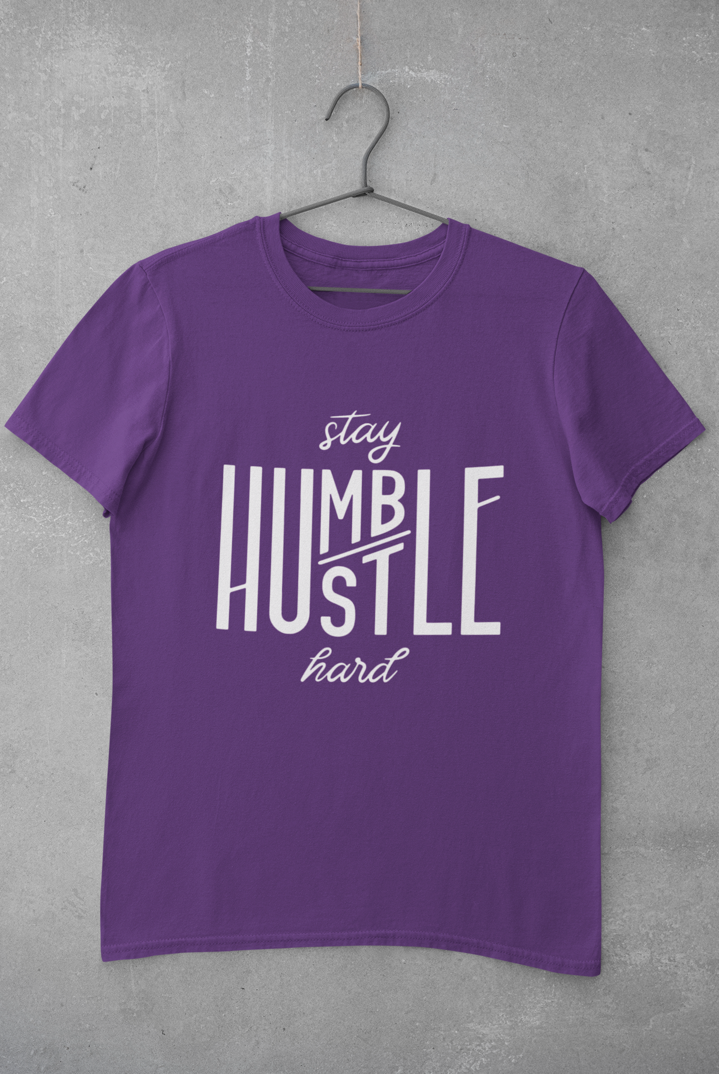 Stay Humble Women Half Sleeves T-shirt- FunkyTeesClub