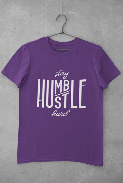 Stay Humble Women Half Sleeves T-shirt- FunkyTeesClub