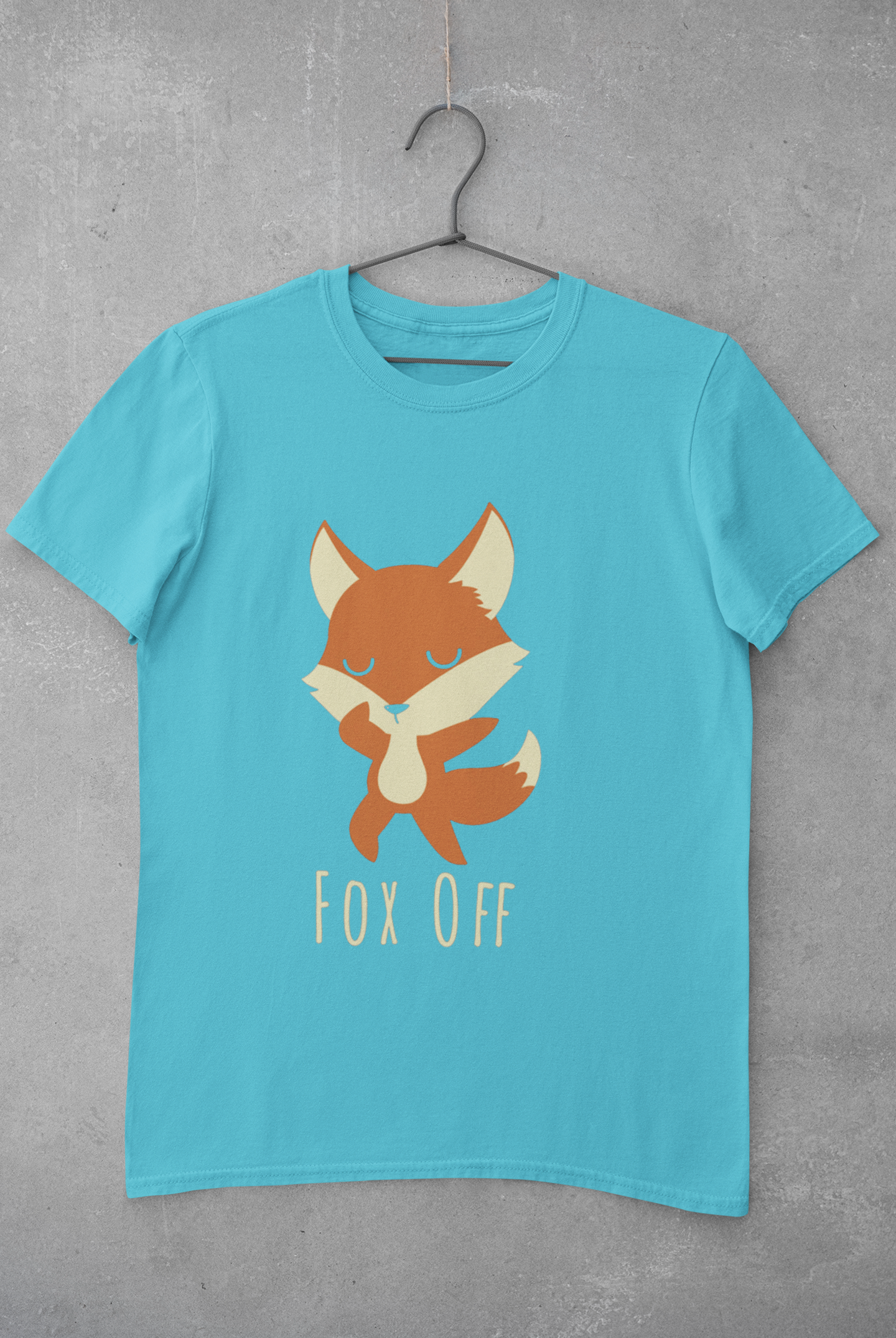 Fox Off Women Half Sleeves T-shirt- FunkyTeesClub