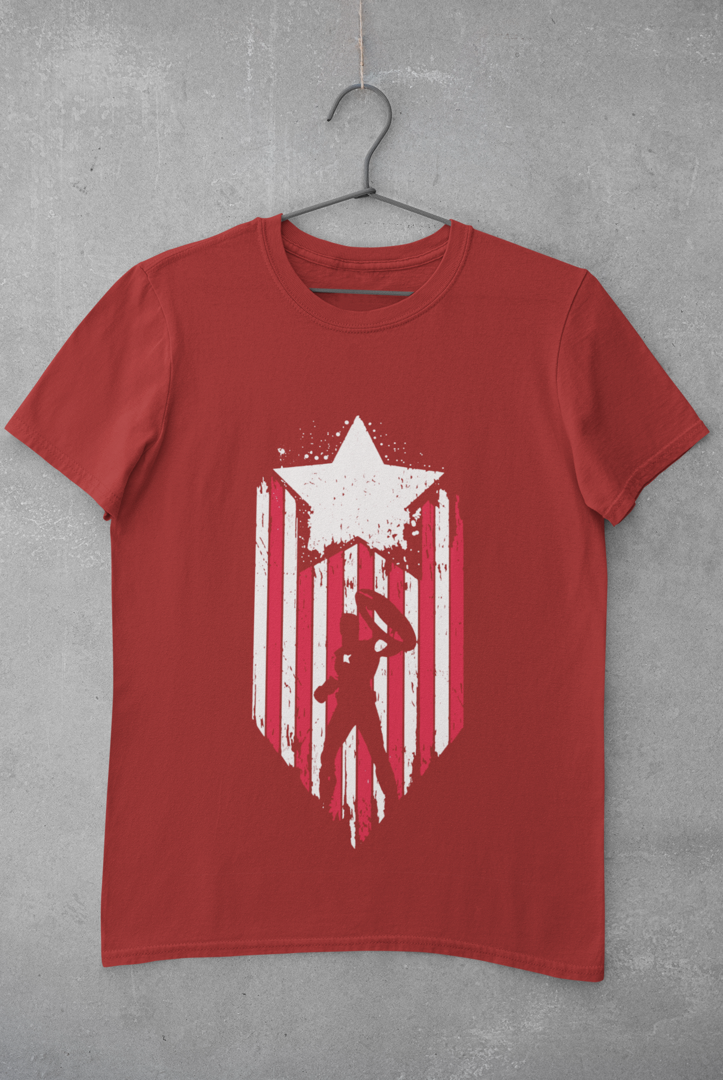 Captain America Web Series Mens Half Sleeves T-shirt- FunkyTeesClub
