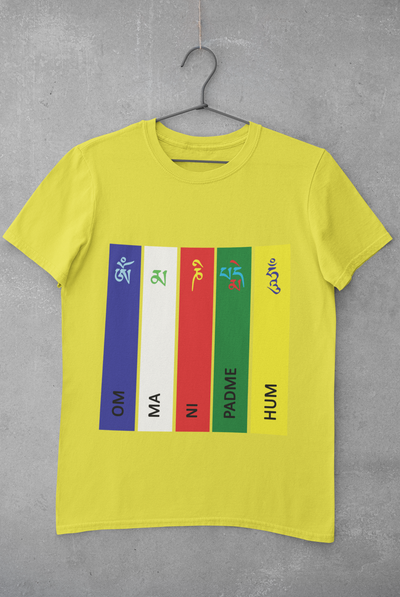 Ladakh Om Mani Padme Hum Women Half Sleeves T-shirt- FunkyTeesClub