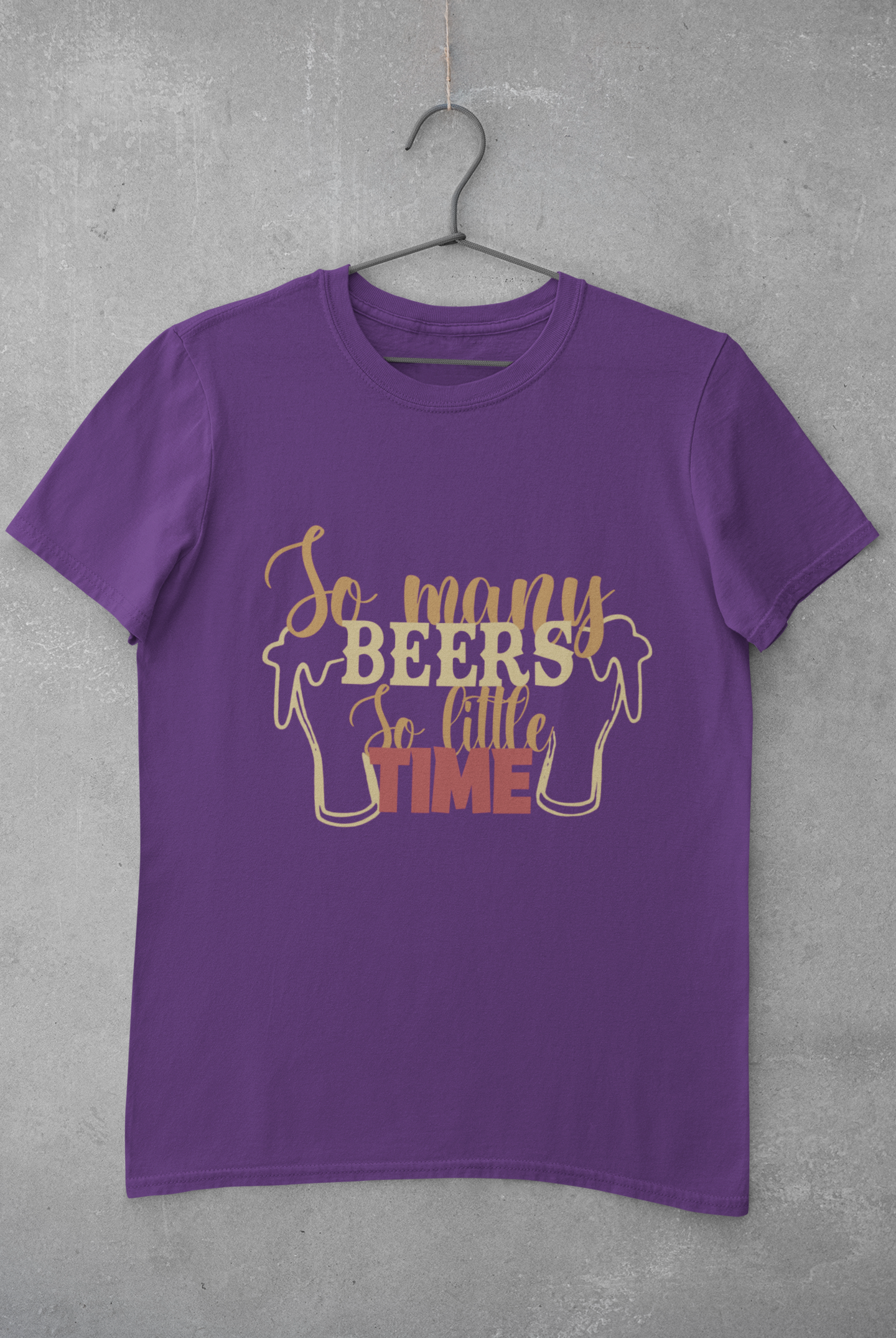 So Many Beers Mens Half Sleeves T-shirt- FunkyTeesClub