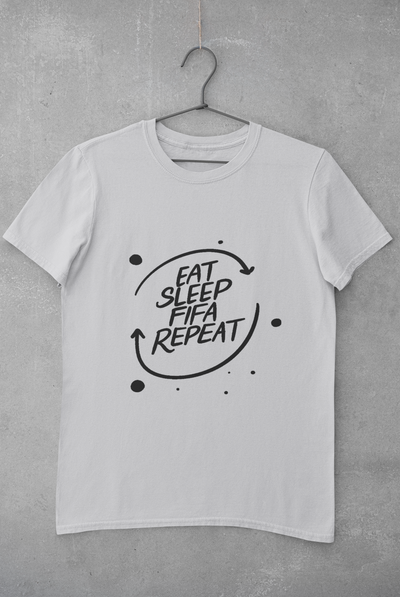Eat Sleep Repeat Women Half Sleeves T-shirt- FunkyTeesClub