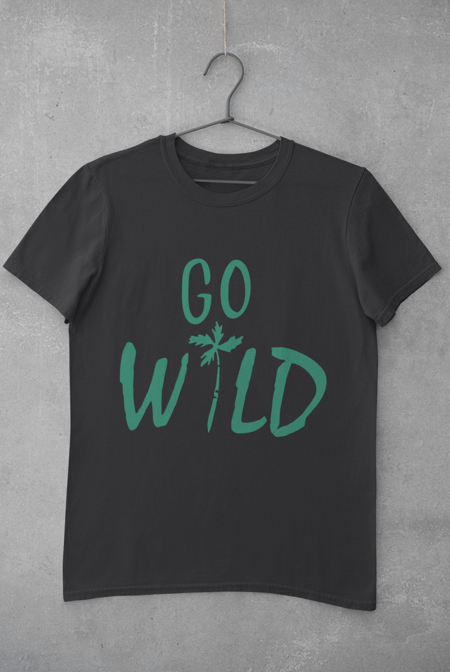 Go Wild Women Half Sleeves T-shirt- FunkyTeesClub
