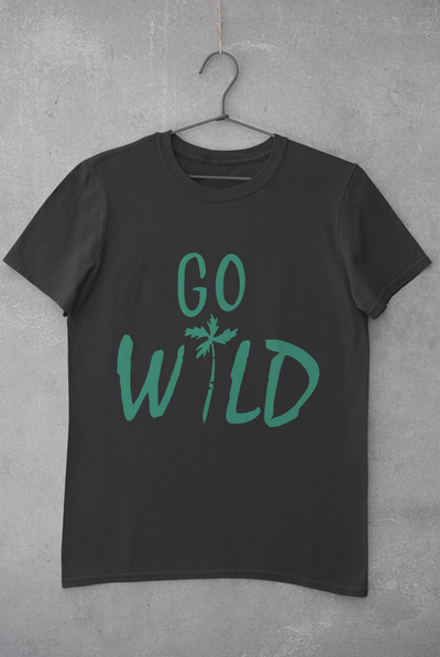 Go Wild Women Half Sleeves T-shirt- FunkyTeesClub